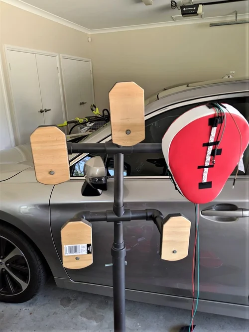 Electronics and prototype photo