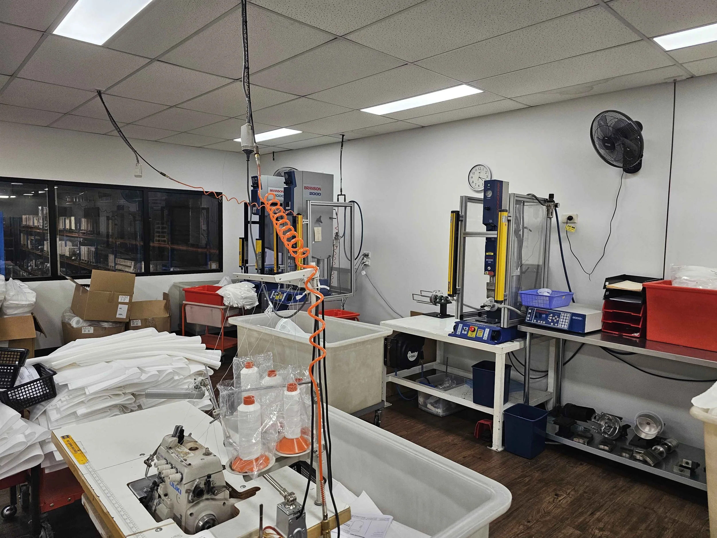 Fabrication + Ultrasonic Welding
