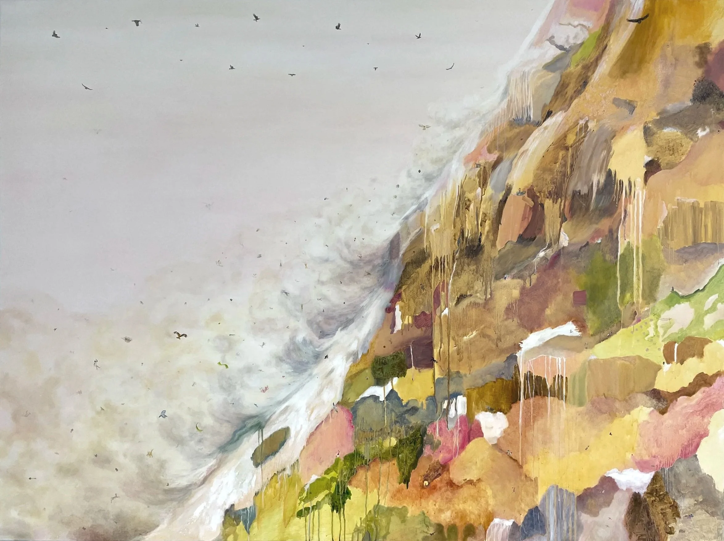All The Things (2023), oil on canvas, 137 x 183cm
