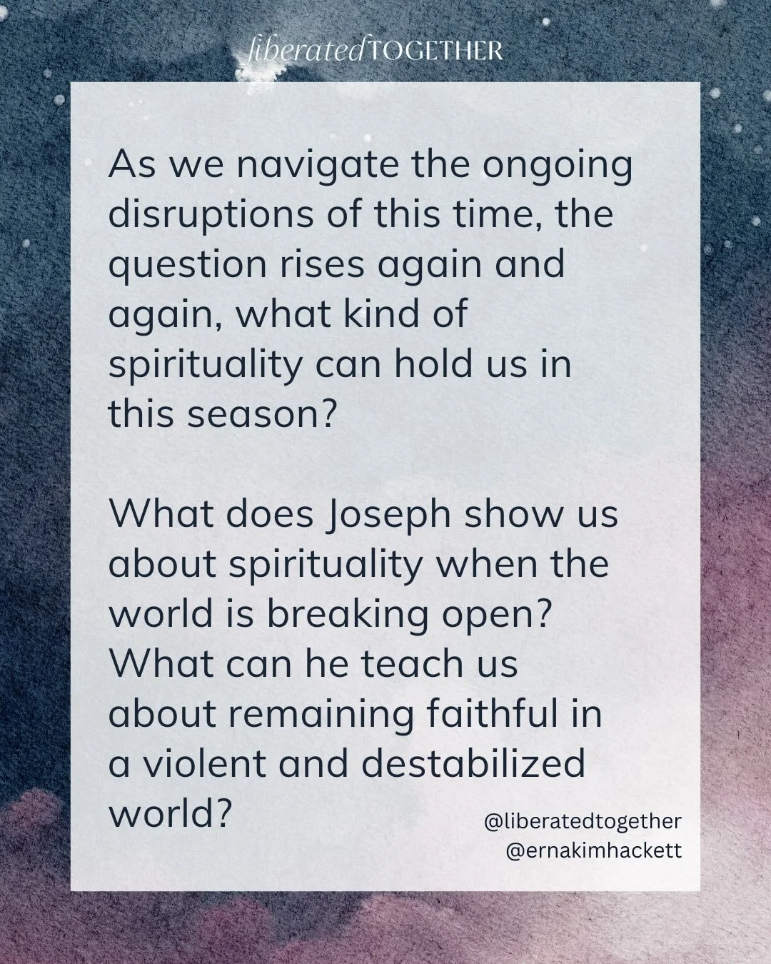 I have enjoyed thinking about how Advent can offer us a spirituality to survive empire. Especially as the days are short and it feels like we are in night a lot of the time.  I feel present to the darkness. The moon has been very bright this week, so