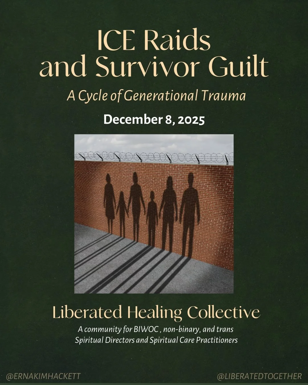 The Healing Collective meets monthly and is a space for WOC/ trans and non-binary Spiritual Directors of color to connect, support each other, and learn together. 

Register through the linktree. 

#liberatedtogether #spiritualdirection #soulcare