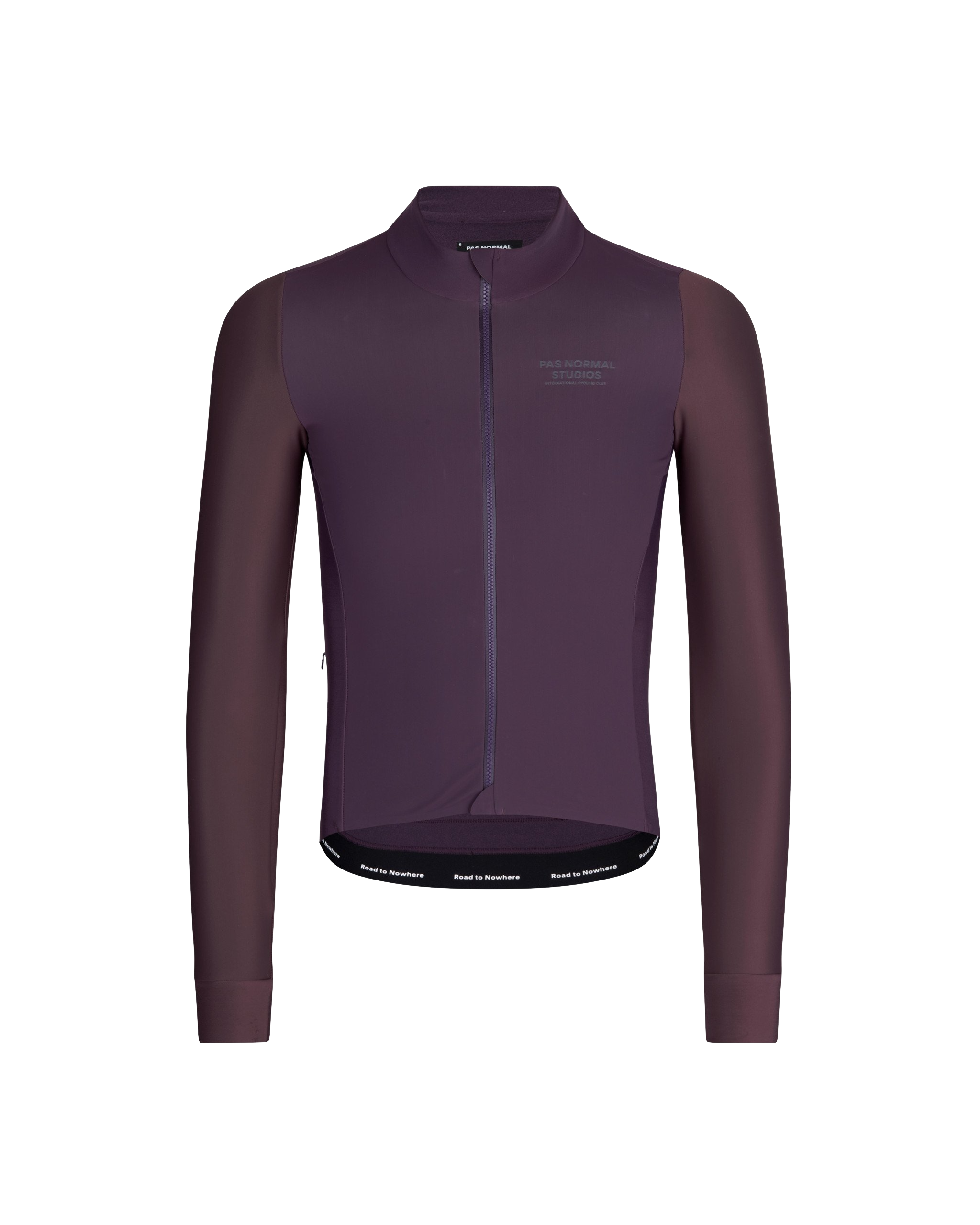 Pas Normal Studios Men's Mechanism Thermal Long Sleeve Jersey Bordeaux