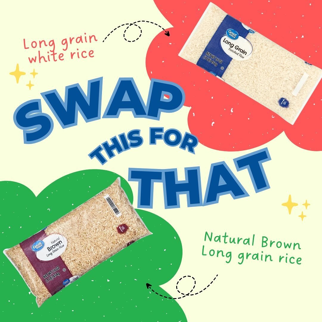 Happy Monday! Here are some food swaps 🥫➡️🍅