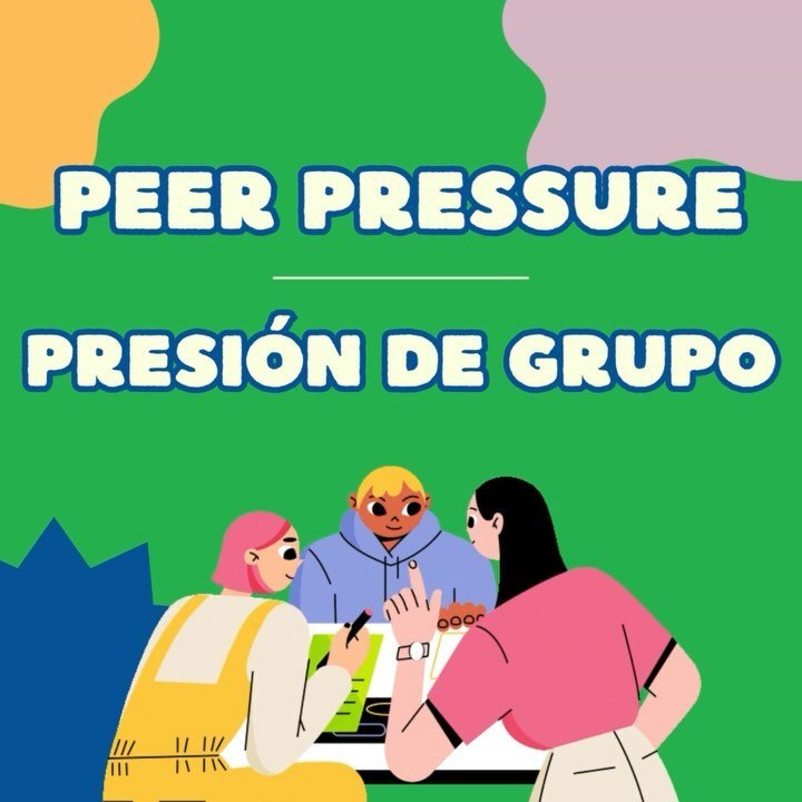 We are heavily influenced by our families friends and even strangers, so it is very important to recognize the difference between good and bad peer pressure !