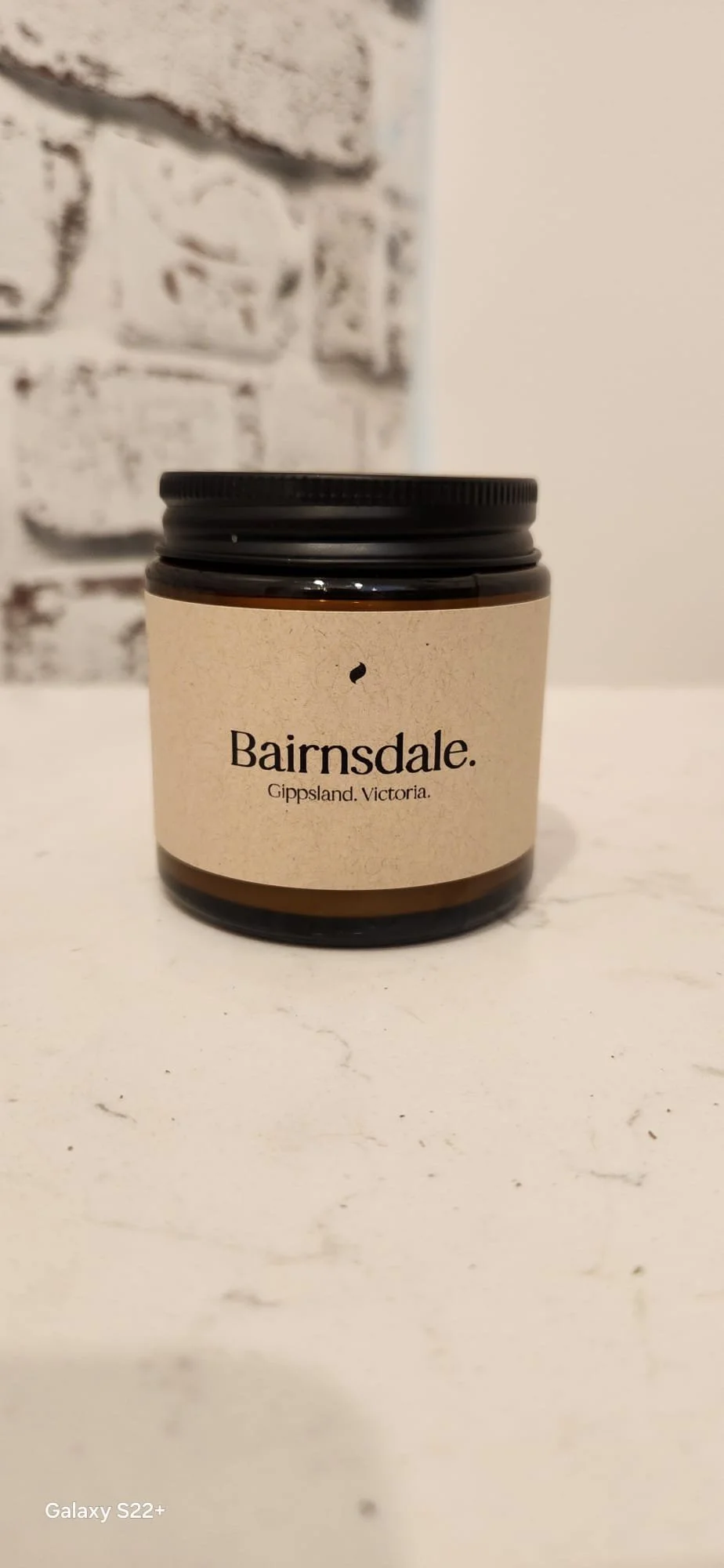 Place Name Mini Candle by Endure (Bairnsdale)