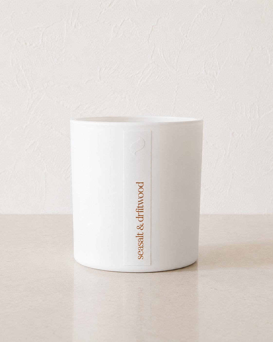 Seasalt & Driftwood candle with wood-wick & wooden lid, 200g