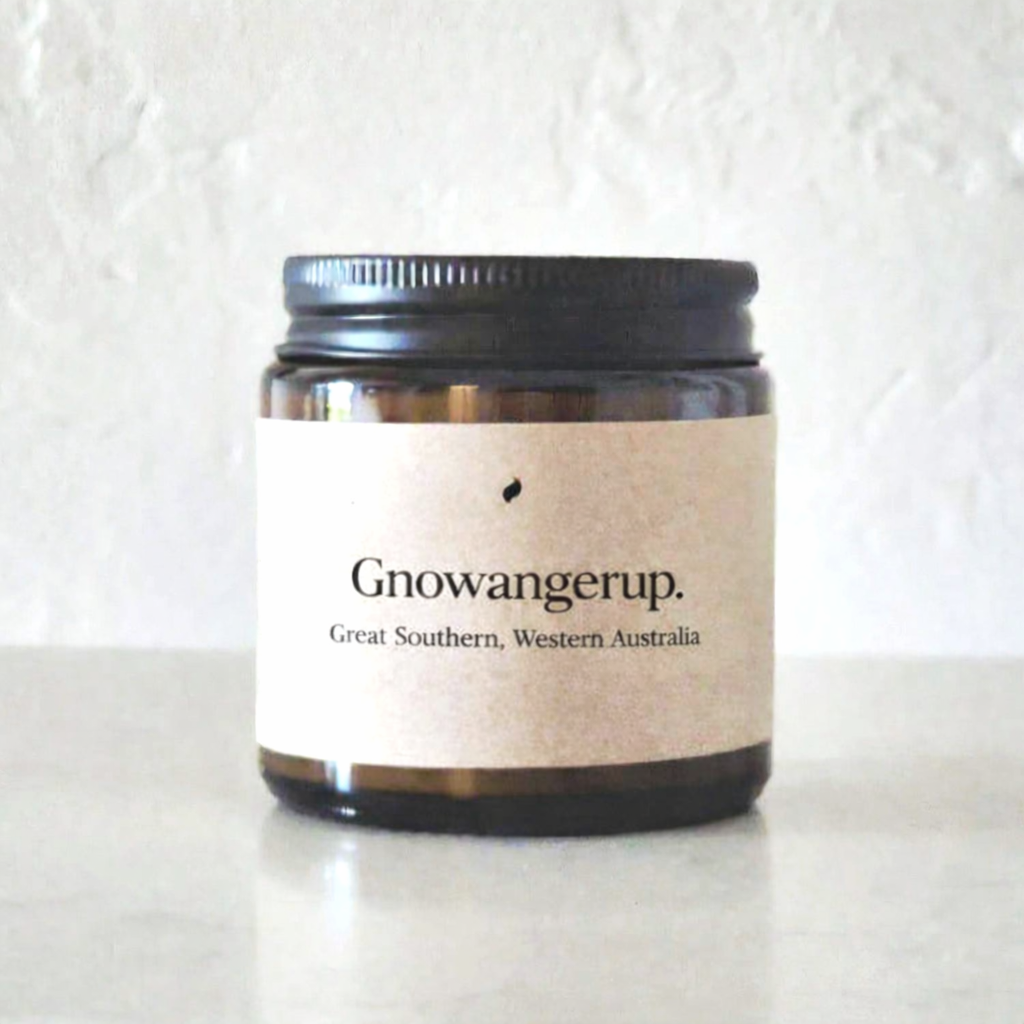 Place Name Mini Candle by Endure (Gnowangerup)