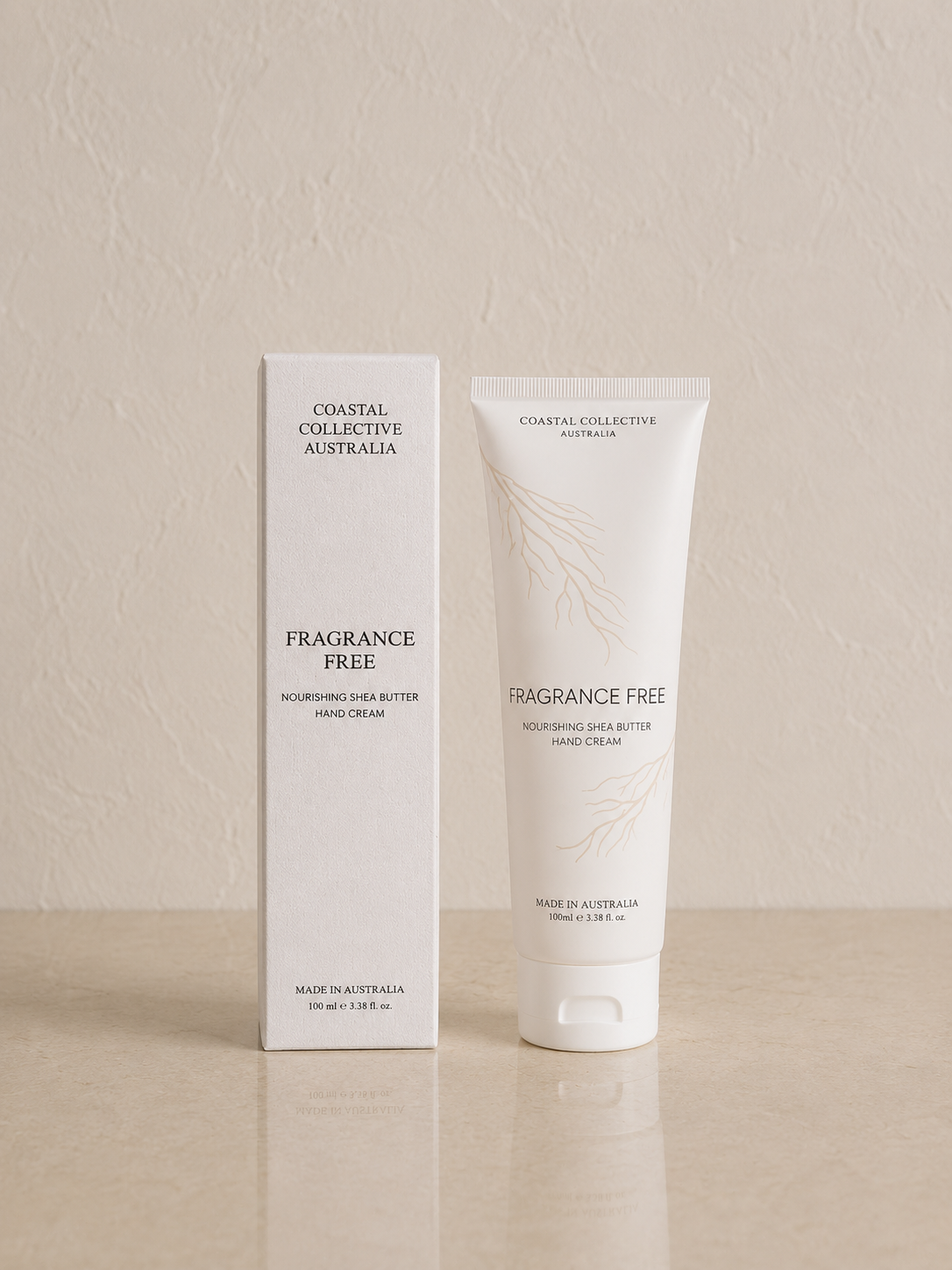 Coastal Collective Australia Hand Cream - 100ml Fragrance Free