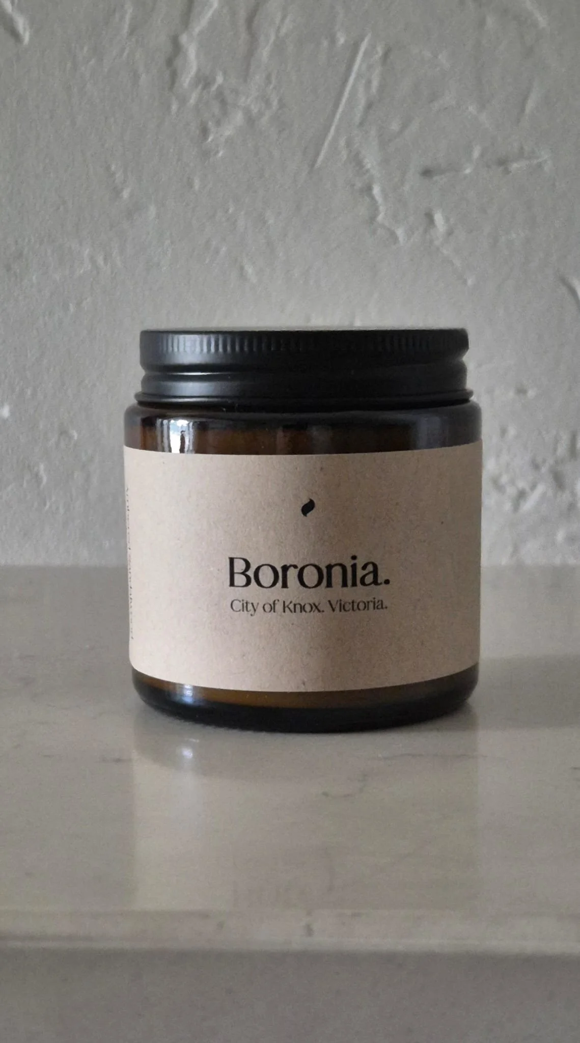 Place Name Mini Candle by Endure (Boronia)