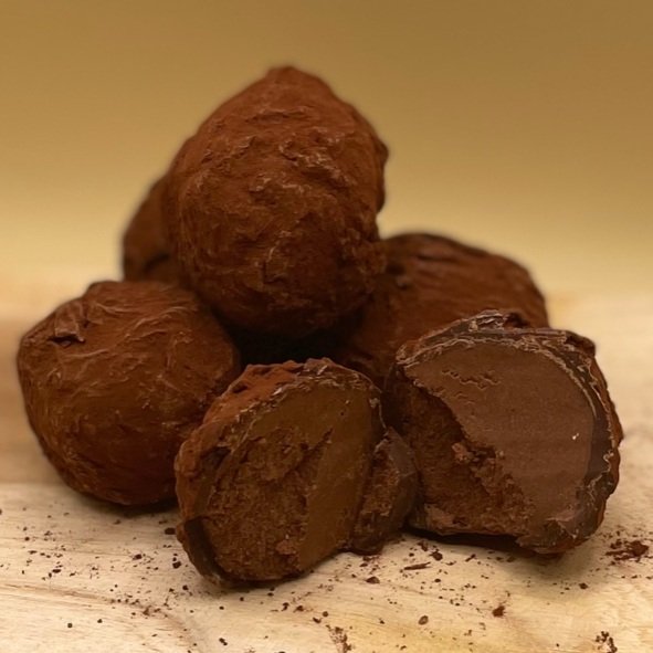 La truffe noir cacao