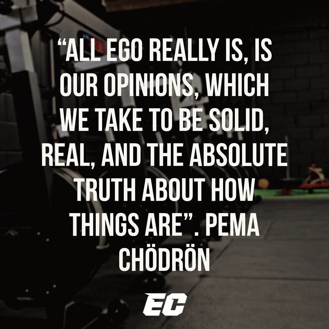 Which is why we need to let the EGO go!⠀
⠀
⠀
Not getting the best score, doing half reps, saying you've finished when you haven't = ALL EGO⠀
⠀
⠀
Let it go, you'll feel better...⠀
#extremeconditioning #morning #consistency #positiveenergy #worklifebal