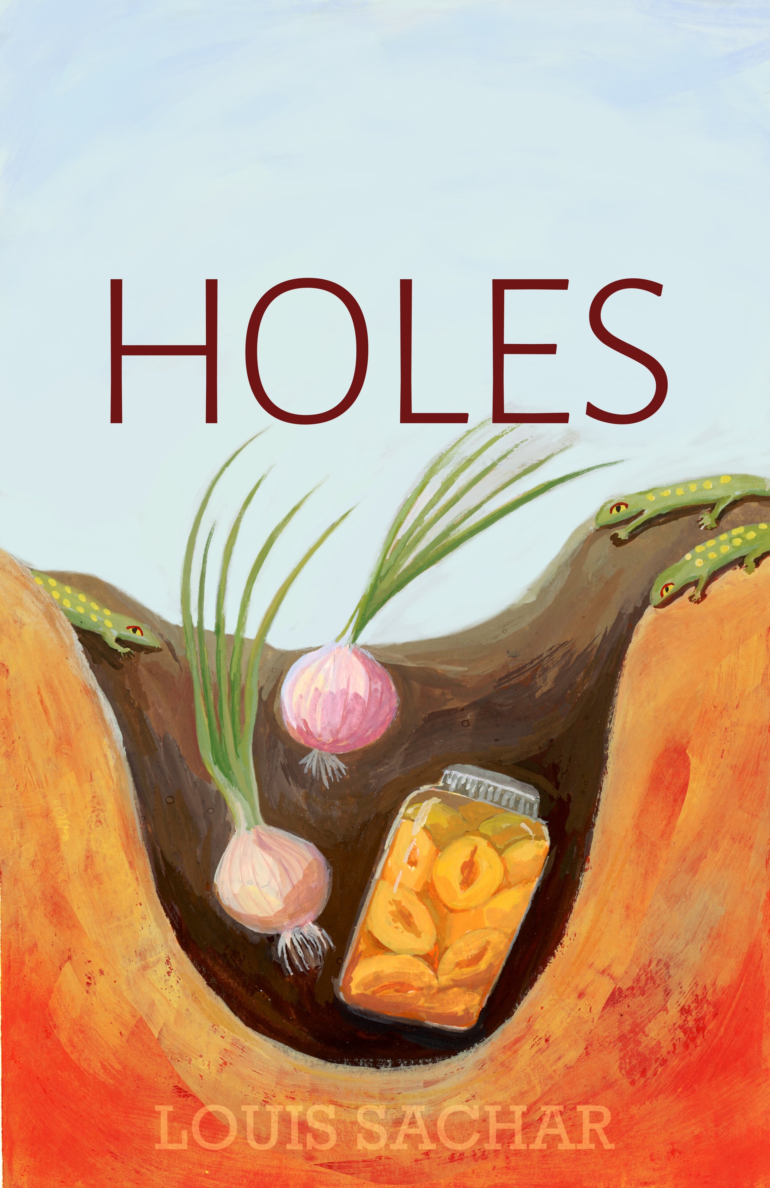 Holes: process behind Designing a book cover. — The Art & Portfolio of  artist Kiyary Do