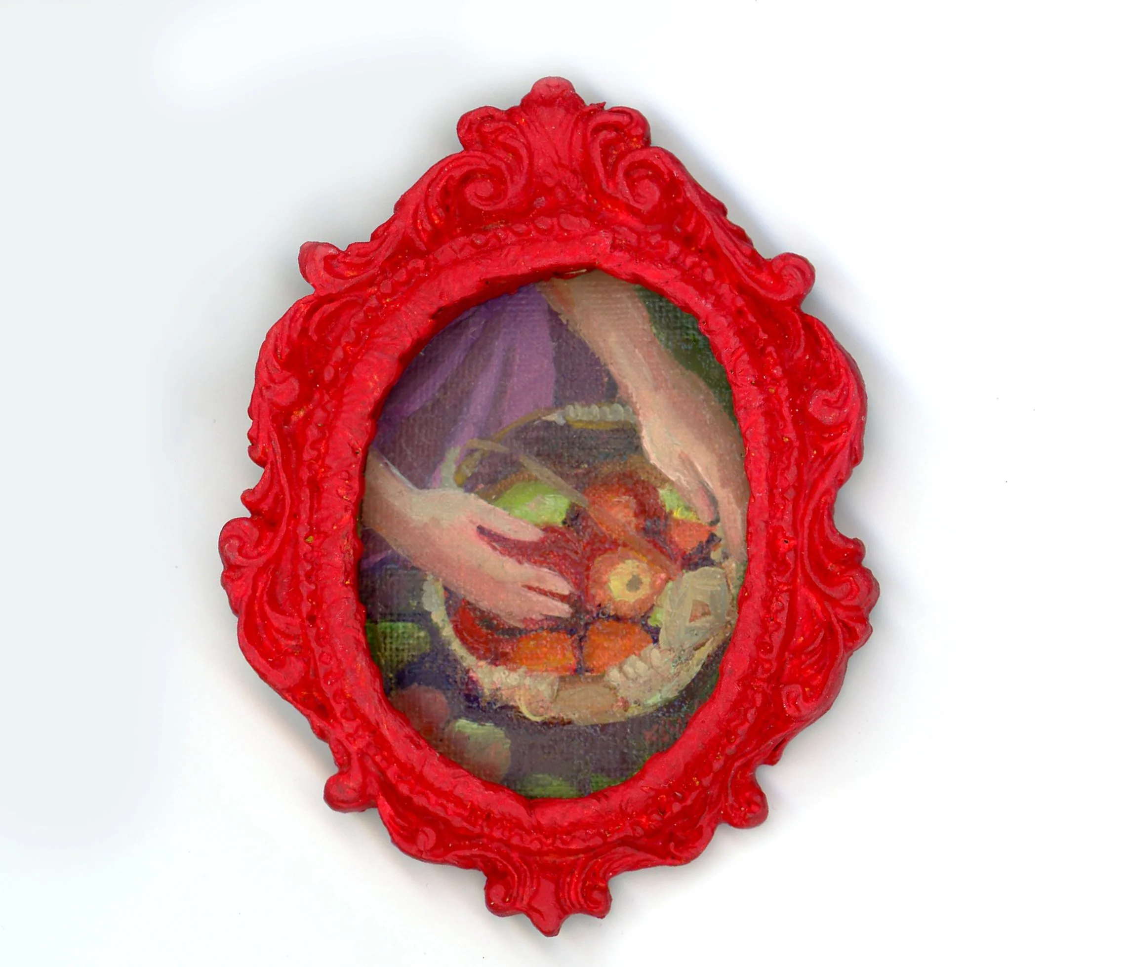 Apples harvest Miniature Painting