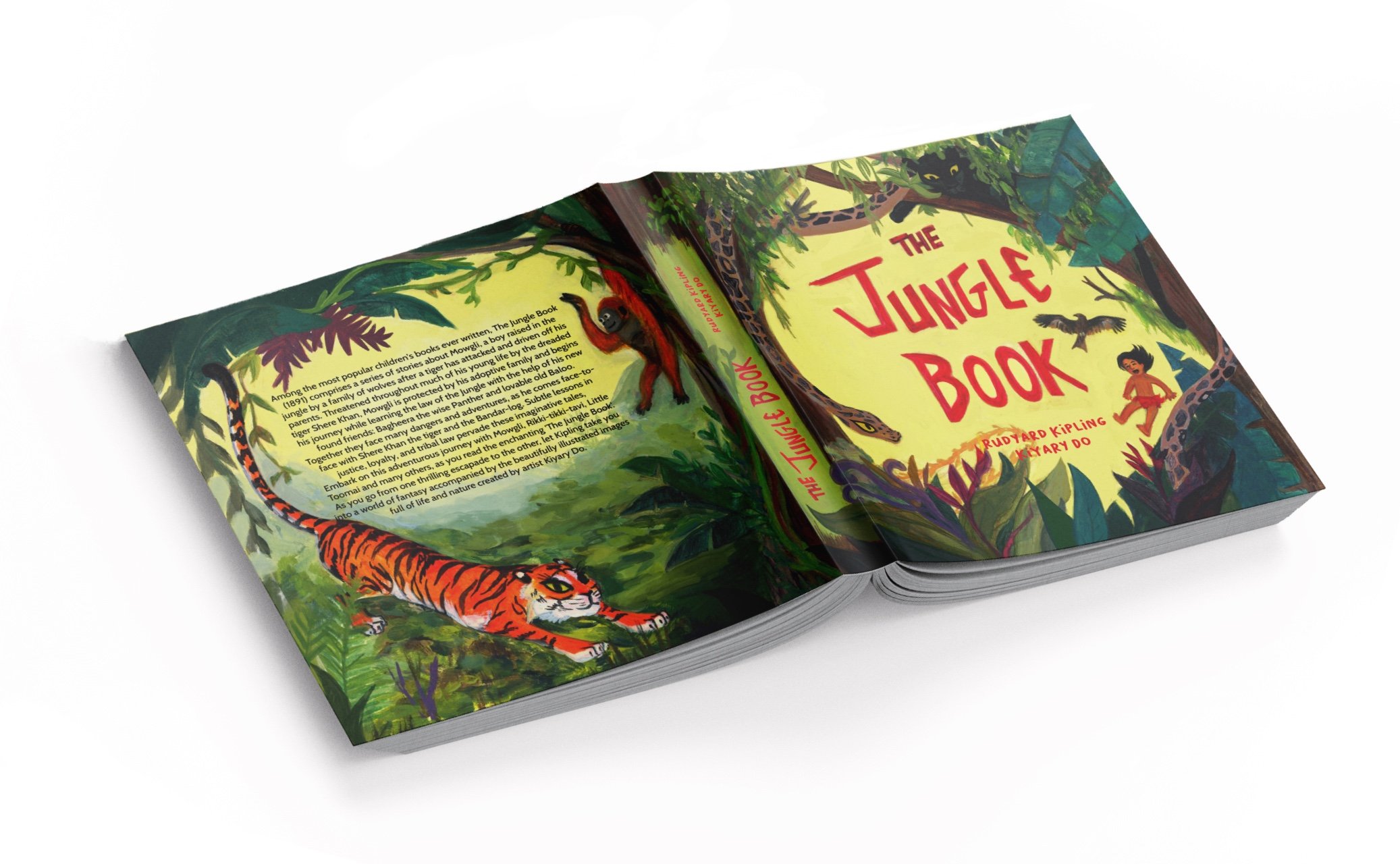 The Jungle Book picture book illustrated by Kiyary Do — The Art & Portfolio  of artist Kiyary Do