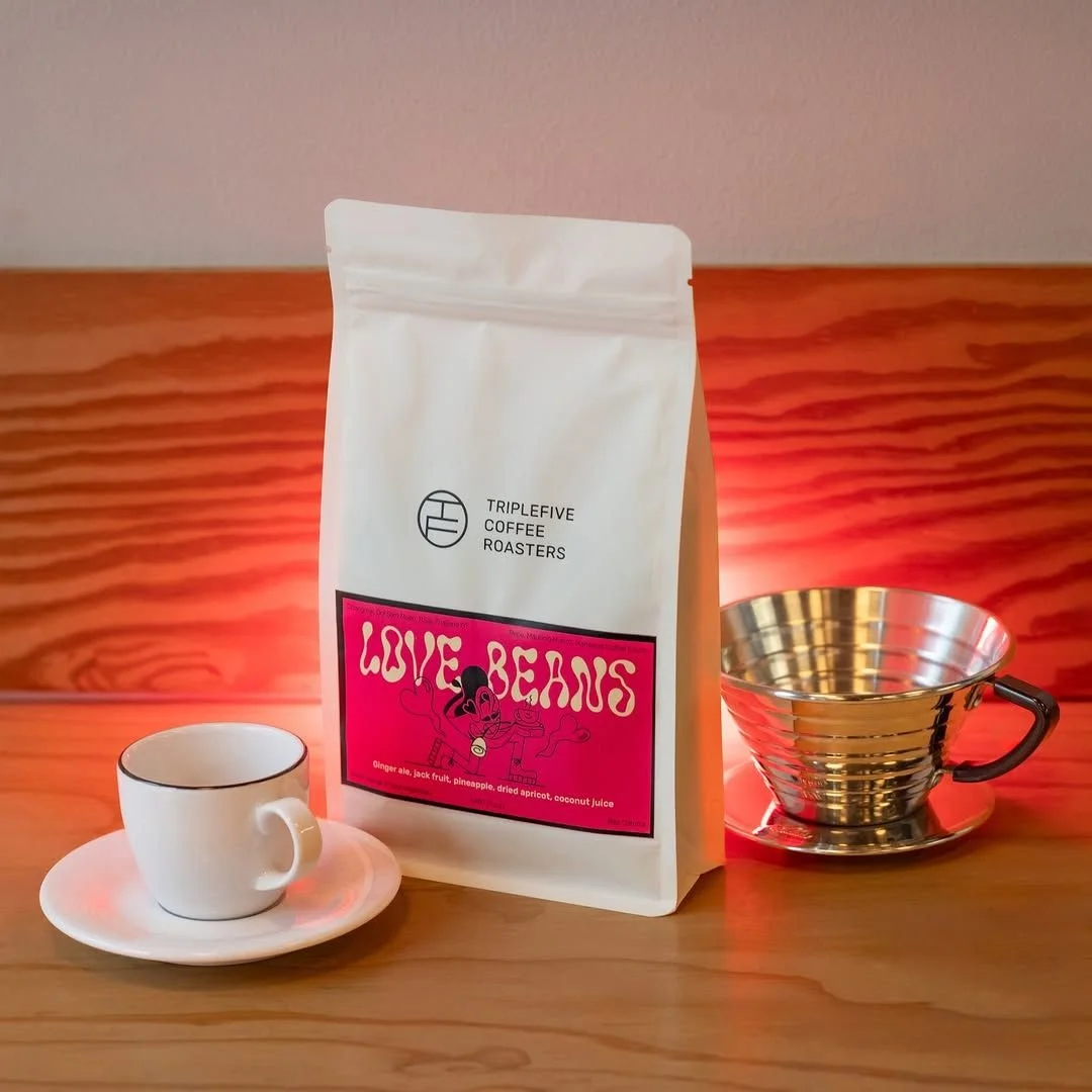 Tlač etikiet pre Triple Five Coffee Roasters 

@triplefivecoffee