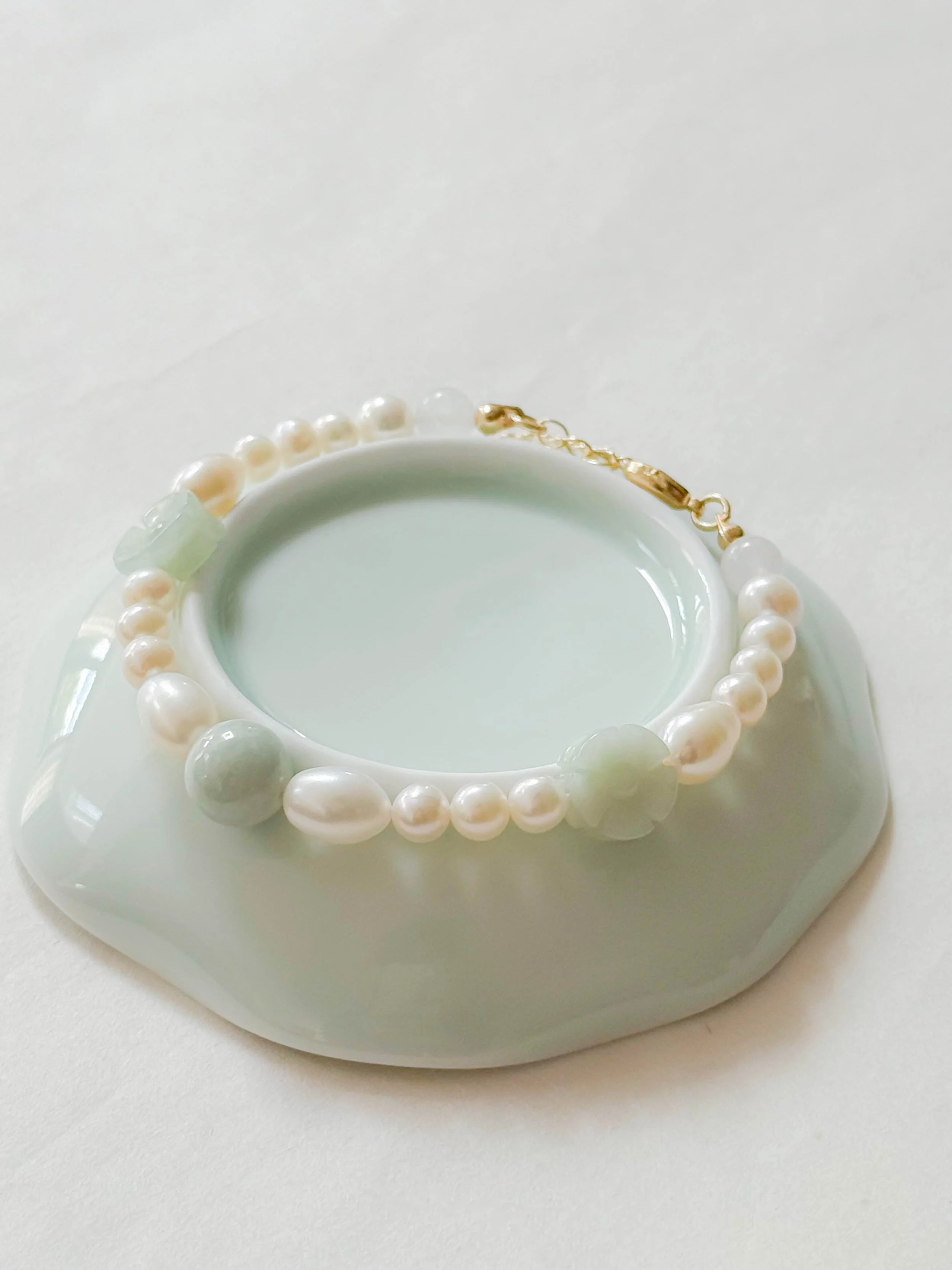 Pearl and Jade bracelet
