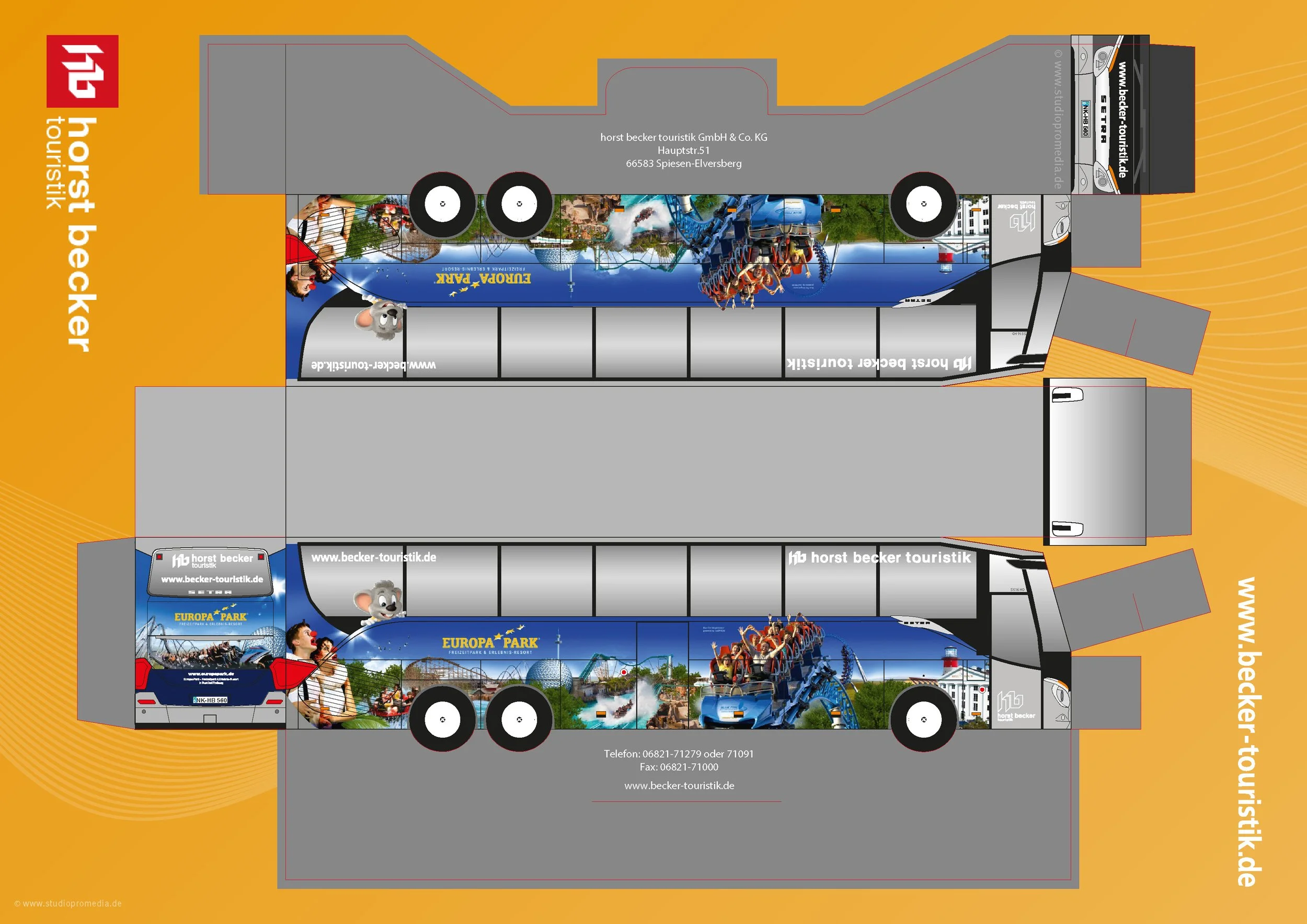 paperBUS Faltbus Setra Becker