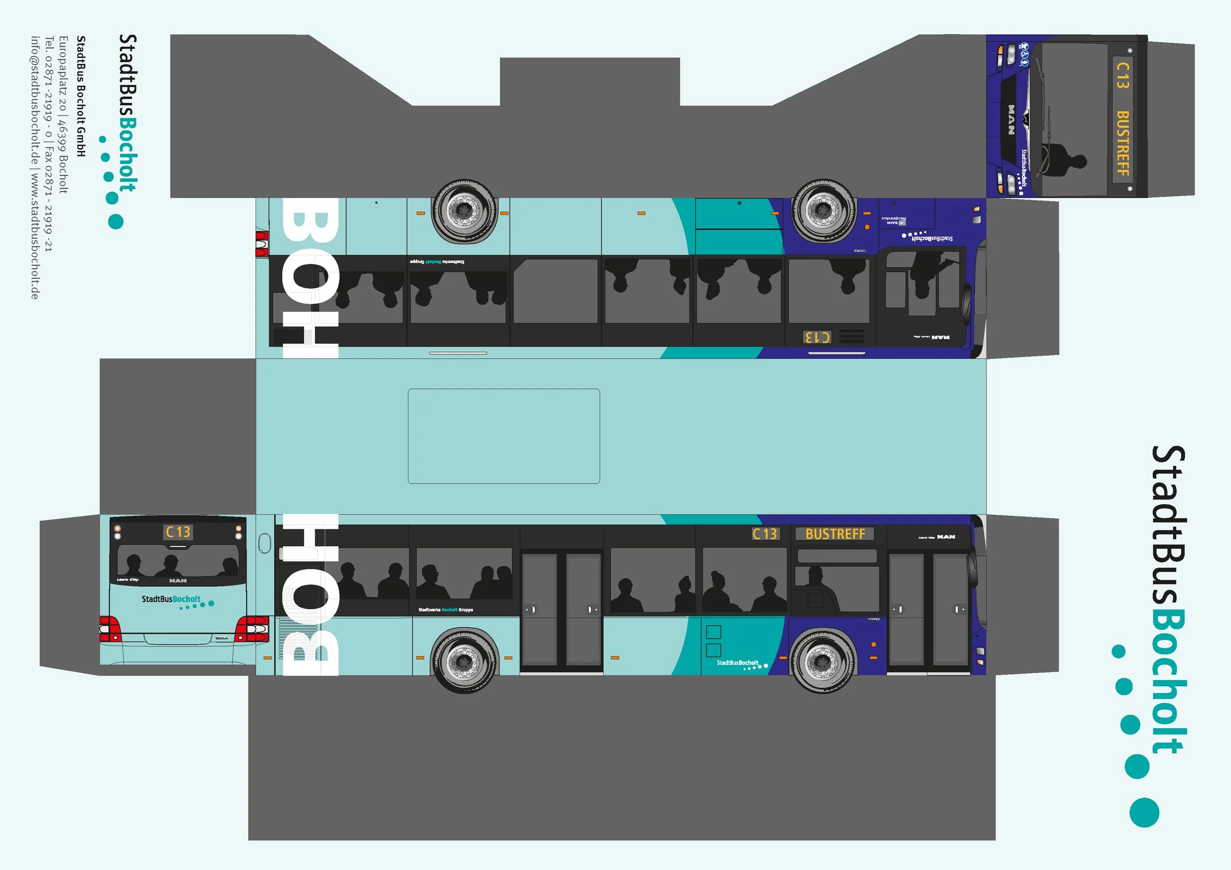paperBUS Faltbus MAN Bocholt