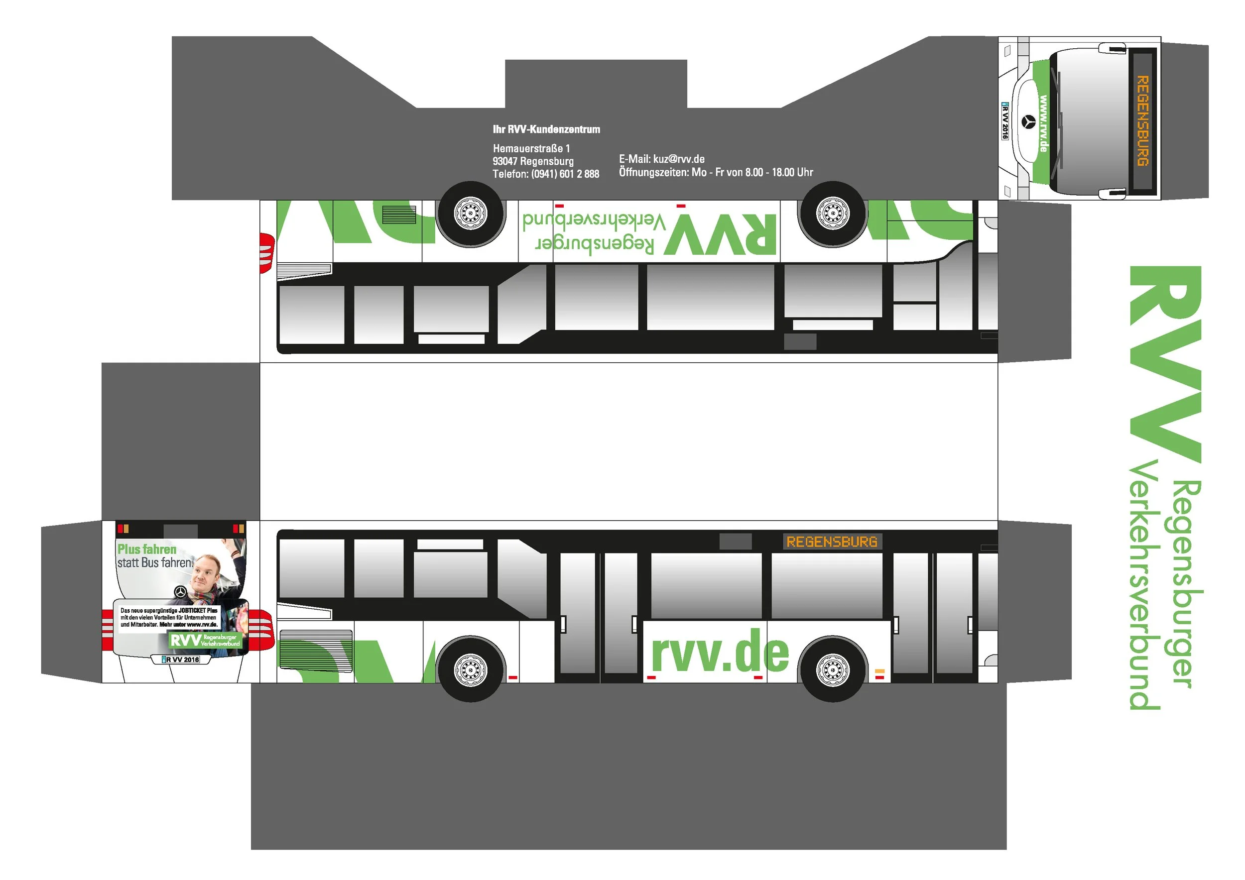 paperBUS Faltbus Citaro RVV