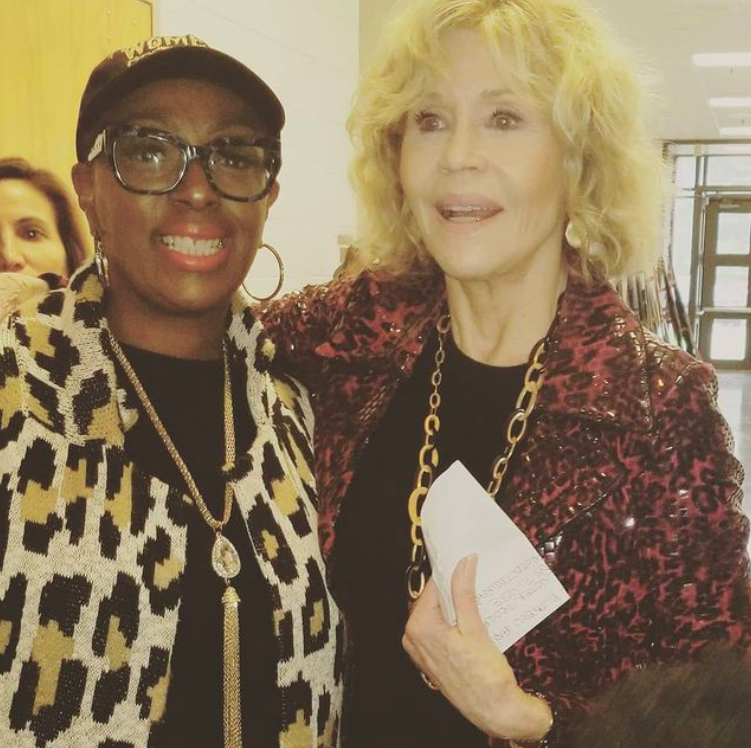 with Jane Fonda
