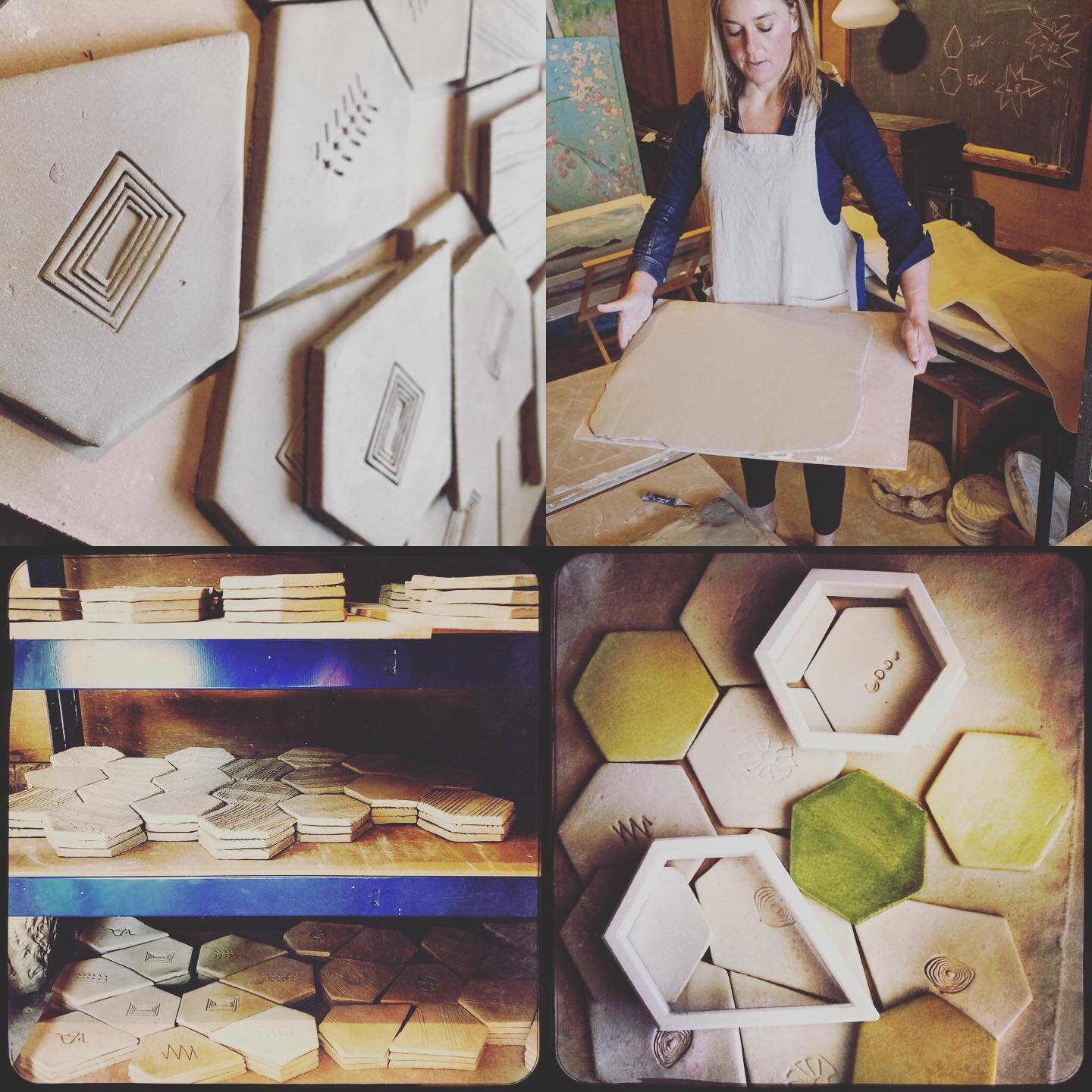 Over the last month I&rsquo;ve been busy making a lot of handmade tiles with bespoke tile shapes for Artist/Designer Lindsay Perth&rsquo;s Public Art Commission for #DesignintheDale at #LeverndaleHospital. Perth's Commission is designing art interven