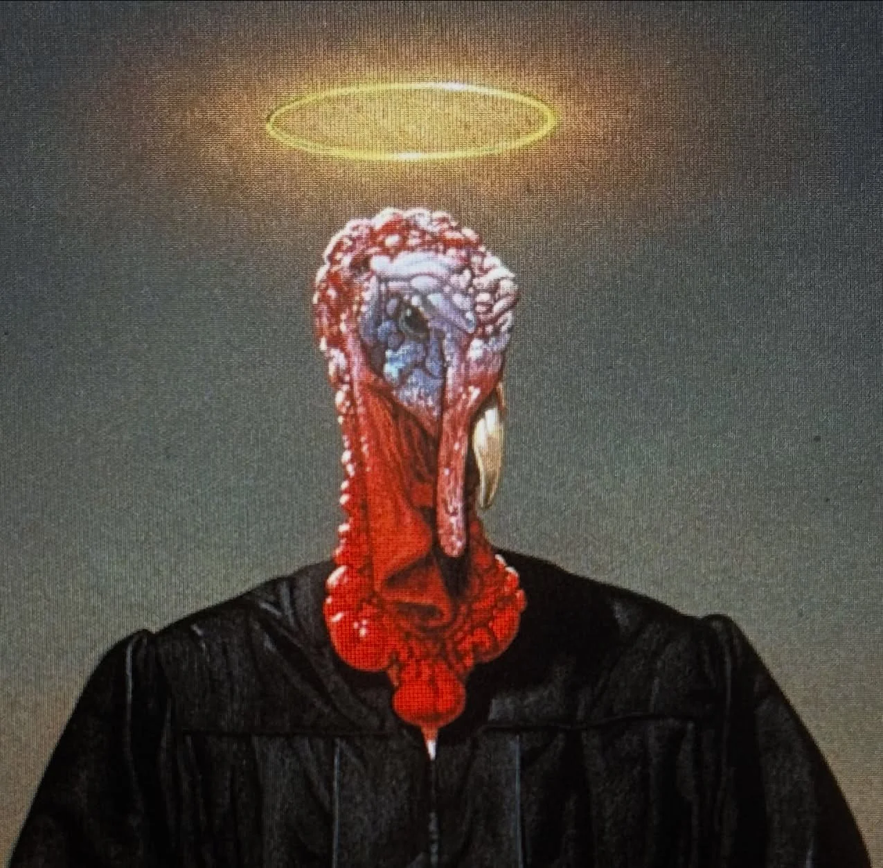 All hail the holy turkey we share this Thanksgiving. Be thankful for the blessing you share. #cfpayne #hartfordartschool #mfa @illustrationmfa @illustrationacademy