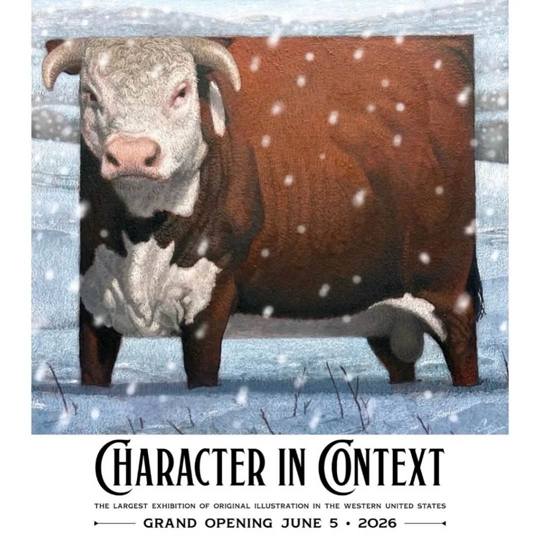 A reminder for this weekend&rsquo;s events with the Character in Context Exhibition in Trinidad, Colorado. Should be a great event with opening Friday evening and artist driven events on Saturday. Enjoy!! #cfpayne #illustration #artexhibition @illust