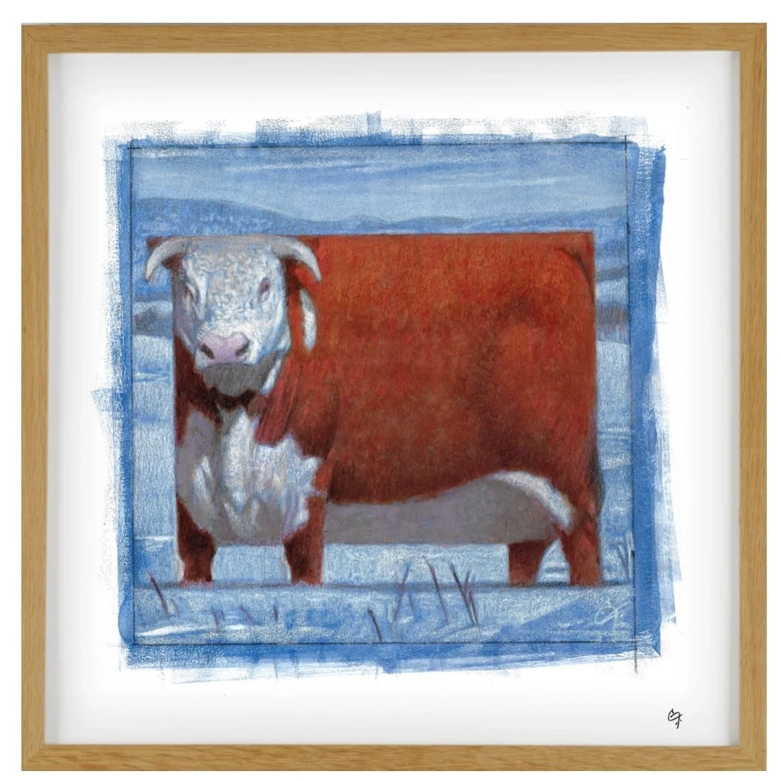 Only two days left to buy a print from my painted cow sketch series. There are four to choose. Go to the link in my bio above to take you The Print Space to place your order. Many thanks to those who have made your purchases. #cfpayne #artprintsforsa