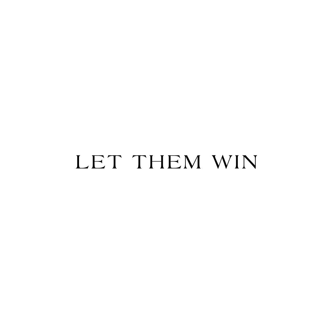 Leaders often times love to WIN. Winners love to win. In leadership though, you have to let THEM win. Leadership isn&rsquo;t about you, it&rsquo;s about THEM. Let them win.