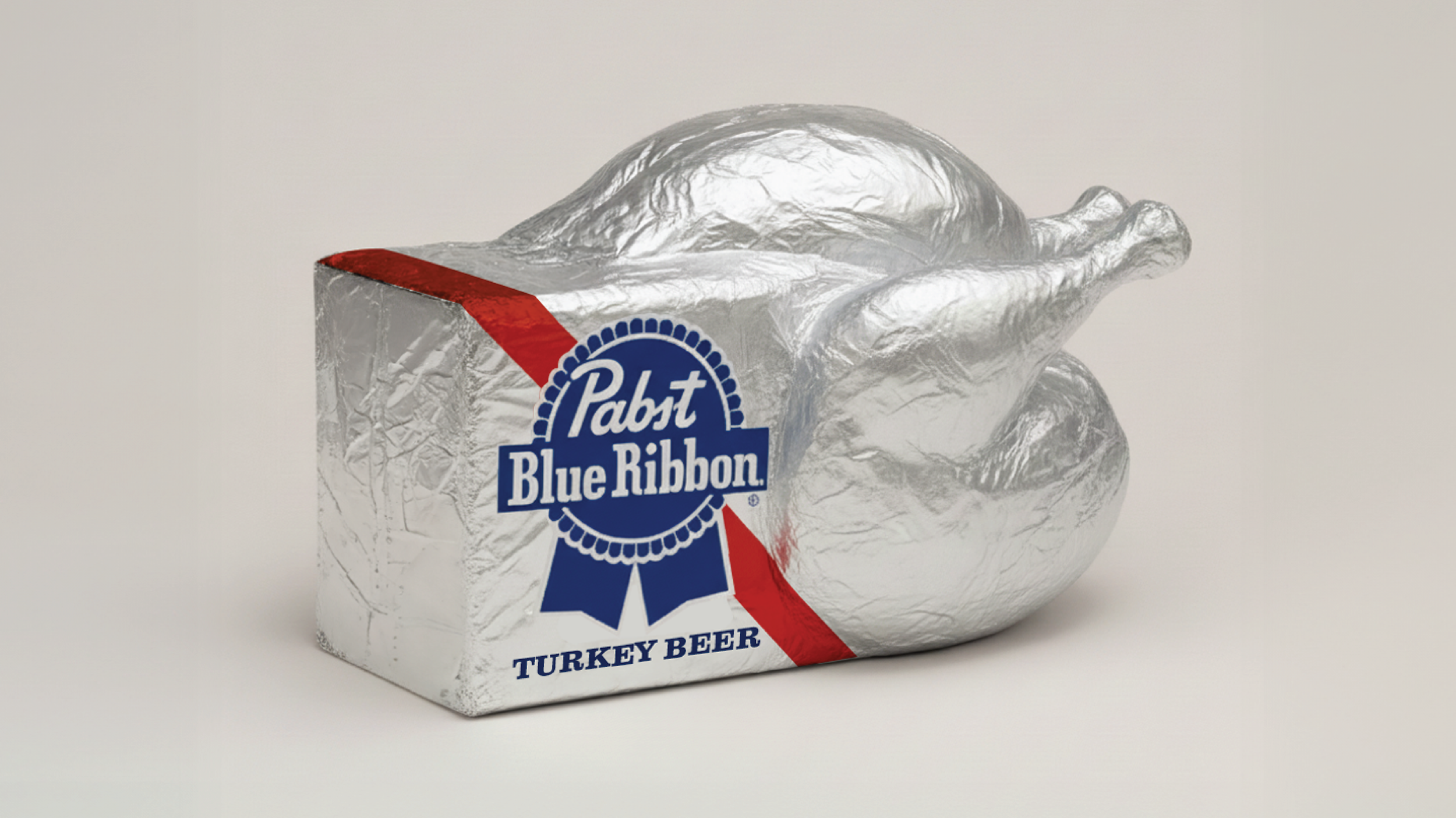 It’s not just a beautiful turkey shaped case of beer. It’s full of delicious, smokey, turkey flavored cans of PBR 