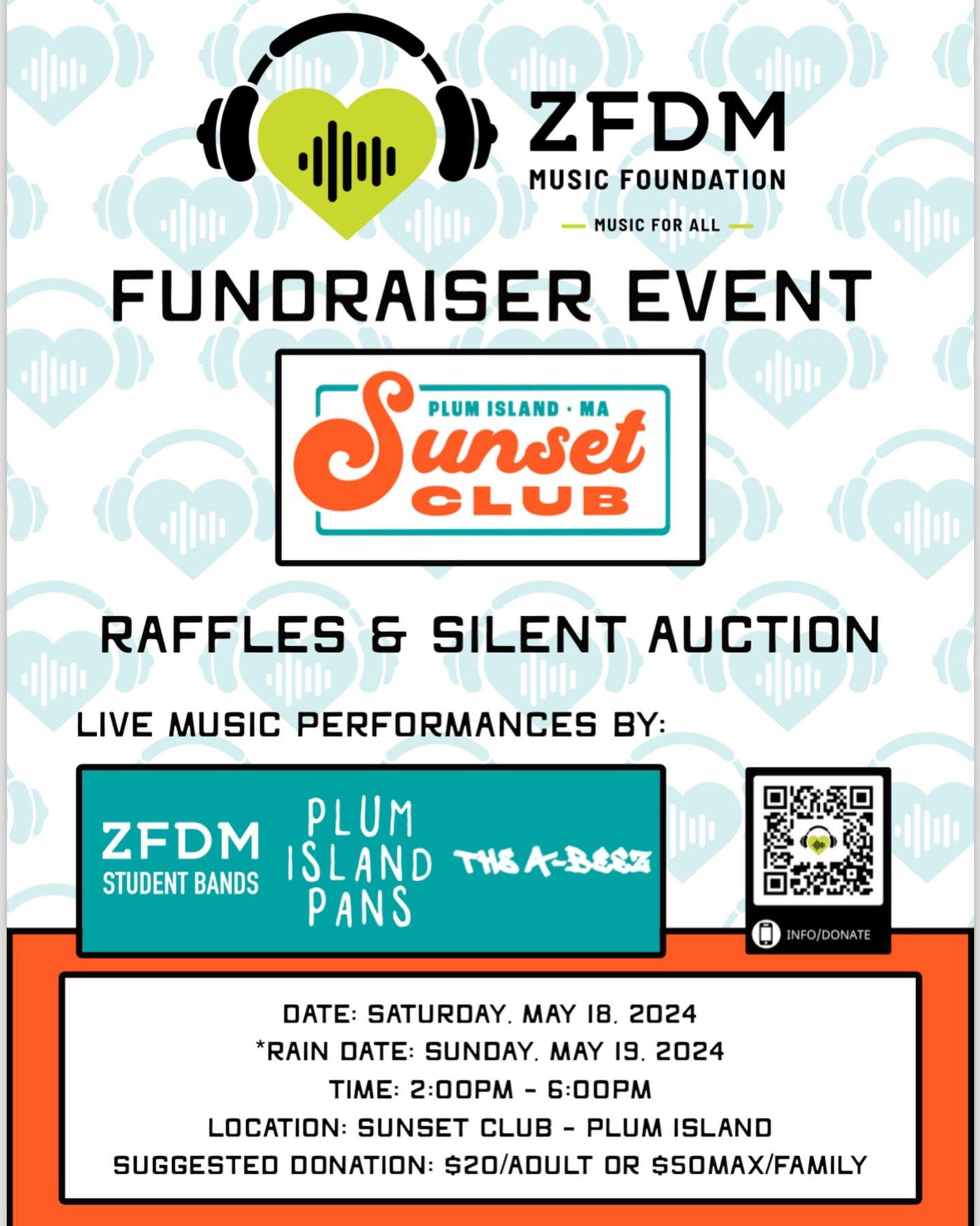We are SO EXCITED to host a concert to raise money for ZFDM Music Foundation, whose goal is to give music to as many kids as possible! They help provide instruments, music lessons and financial assistance to kids who either don&rsquo;t have public mu