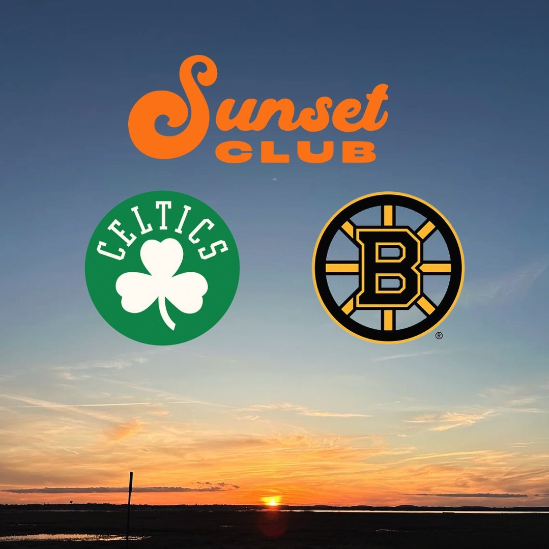 Who&rsquo;s ready for sunsets and play offs on all four TV&rsquo;s this week?! We&rsquo;re open Wednesday-Friday 4pm-9pm, Saturday-Sunday 12pm-9pm! 
&bull;
&bull;
&bull;
#sunsetclub #plumisland #northshorema #beachbar #playoffs #gobruins #goceltics