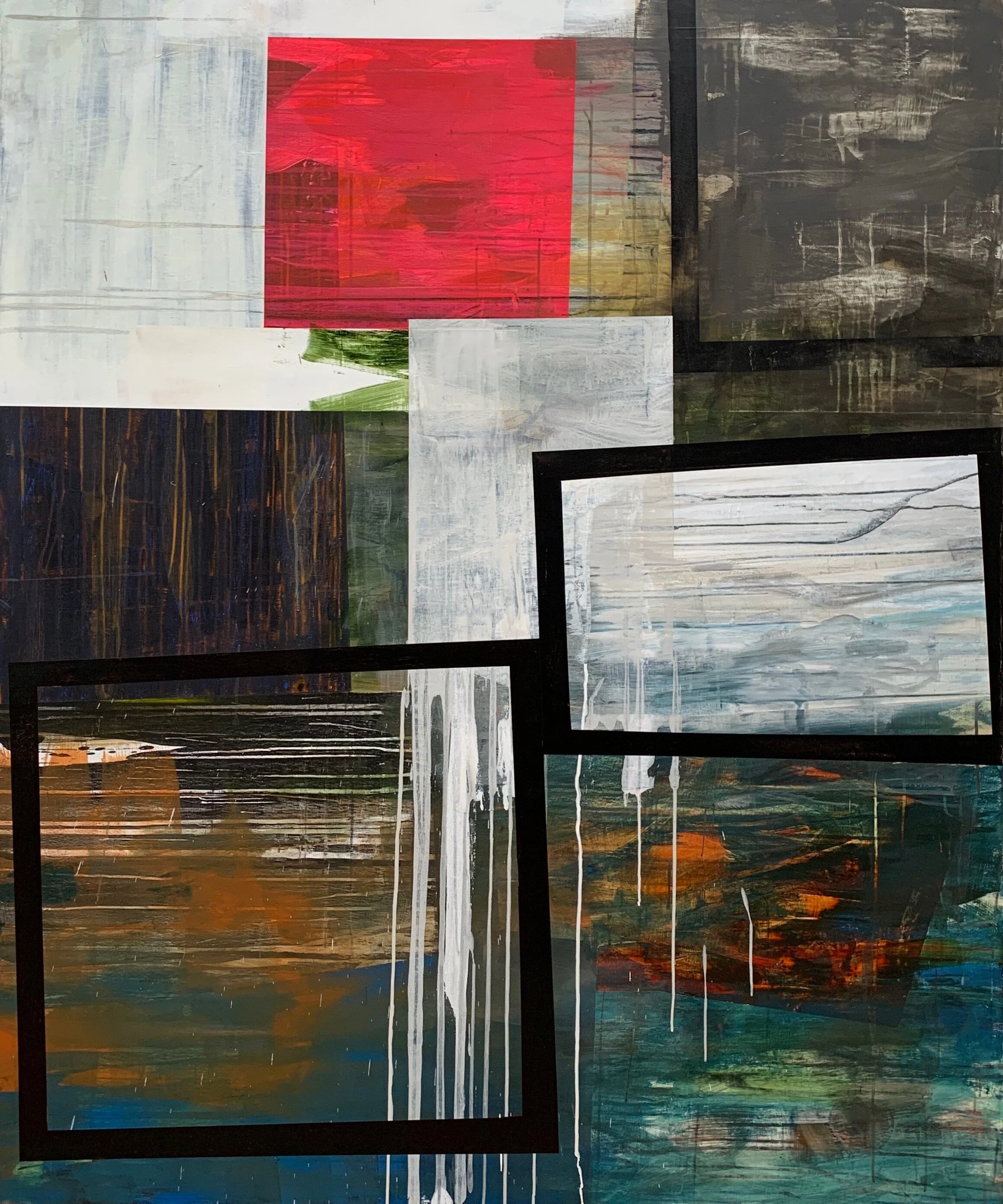 Winter's Bone, Acrylic Paint on Canvas, 72"x60", 2019