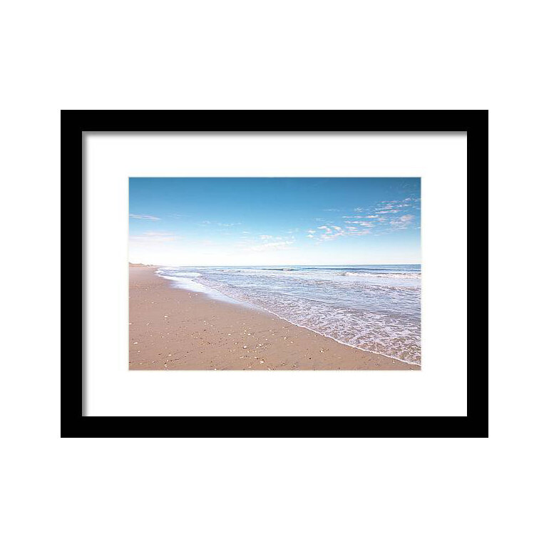 Empty Beach Black Frame White Mat.jpeg