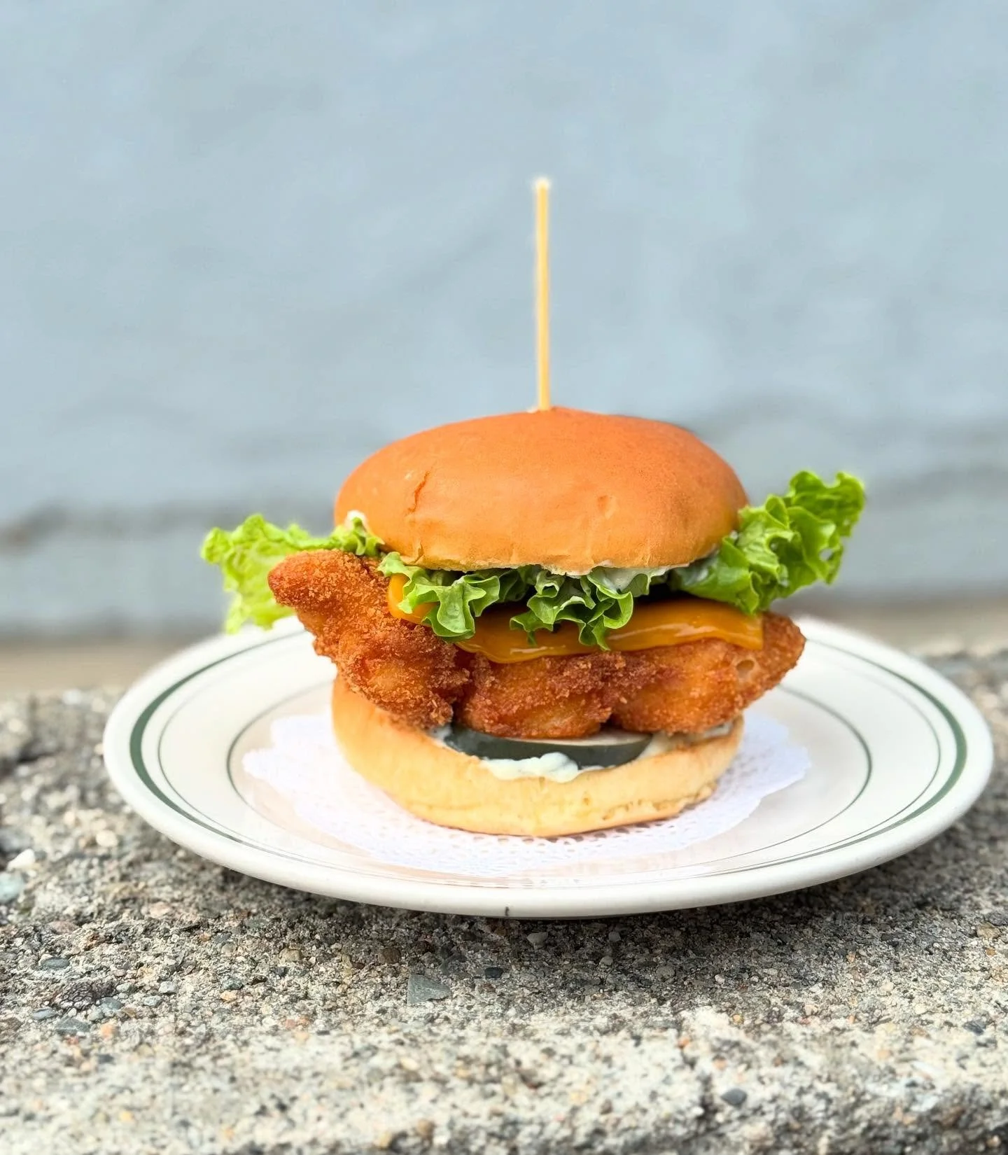What she order? Crispy cod sandwich on the special tonight.