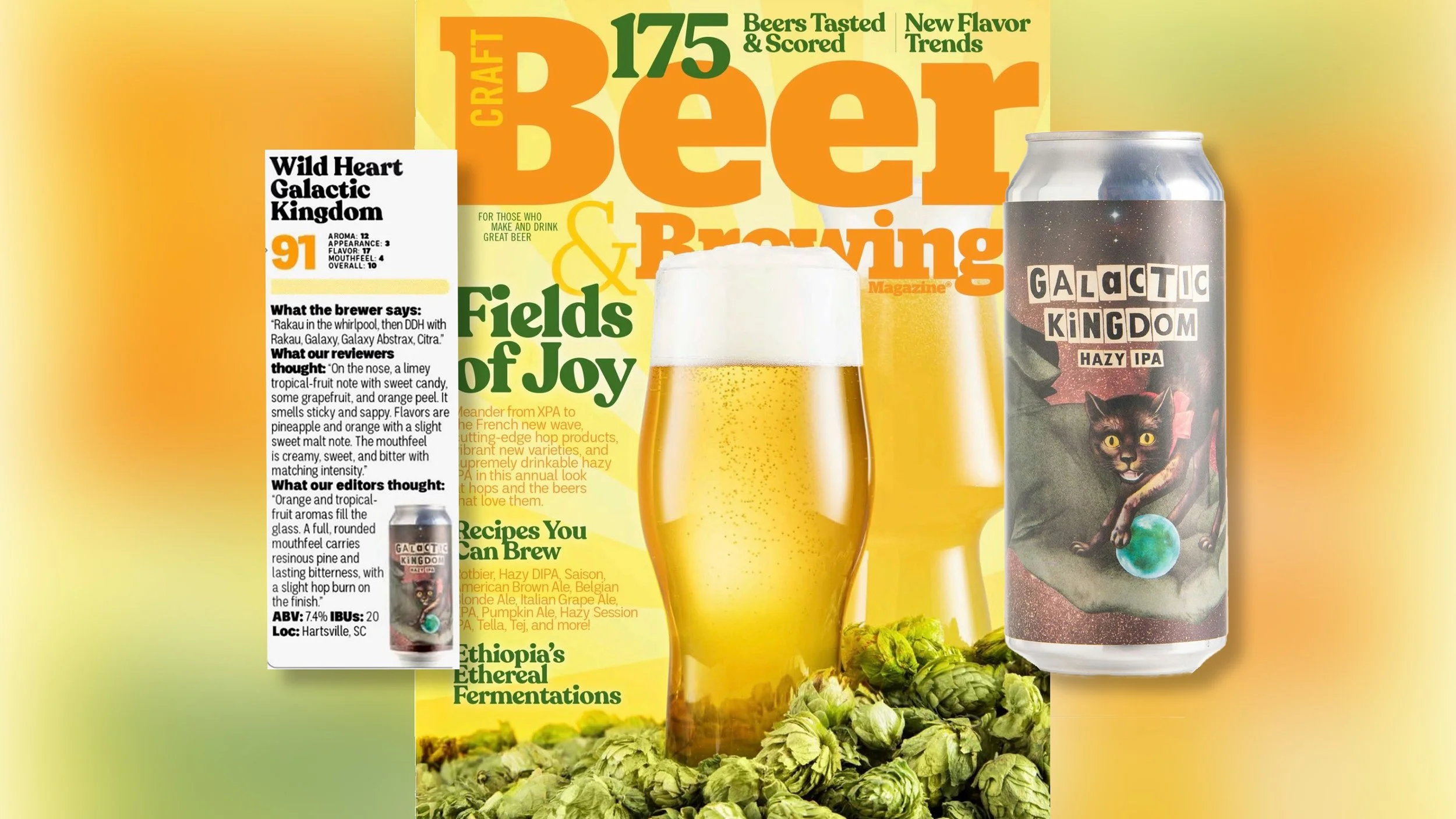 Wild Heart Brewing’s Galactic Kingdom Featured in Craft Beer &amp; Brewing Magazine