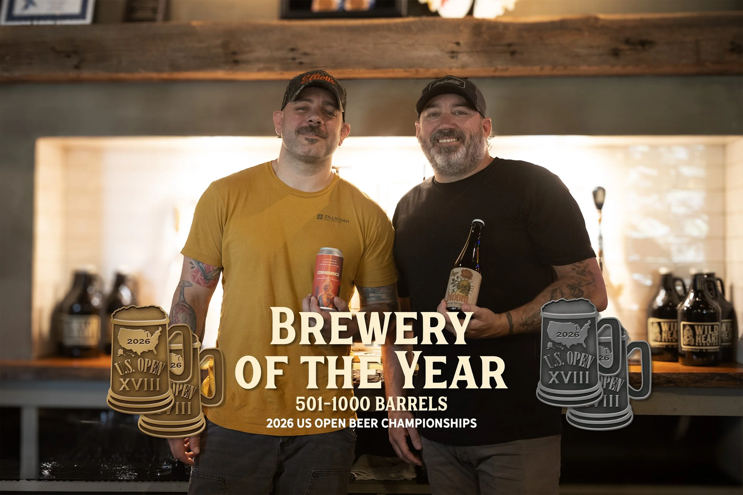 Wild Heart Brewing Company Named Brewery of the Year at 2026 U.S. Open Beer Championships