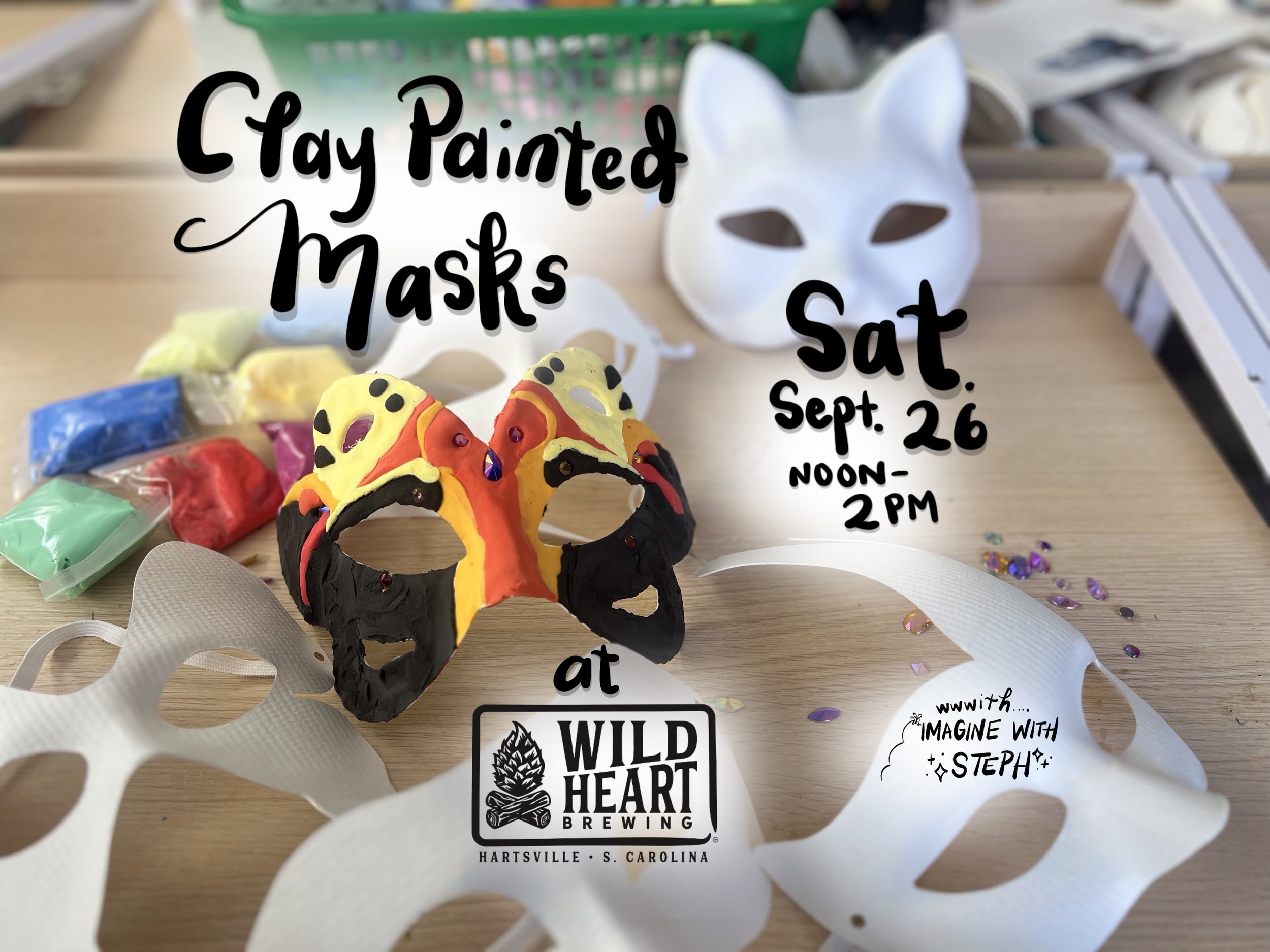 Paint Clay Masks with Steph