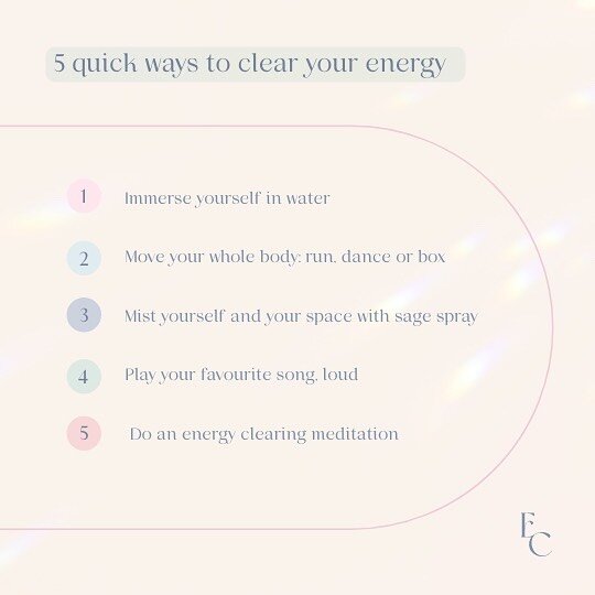Tuesday morning after winter solstice, polar blast sending us all shivering indoors and more lockdowns looming&hellip;is it any wonder your energy might be feeling low and cloudy? 

These are five quick ways to give yourself an energy clearing and a 