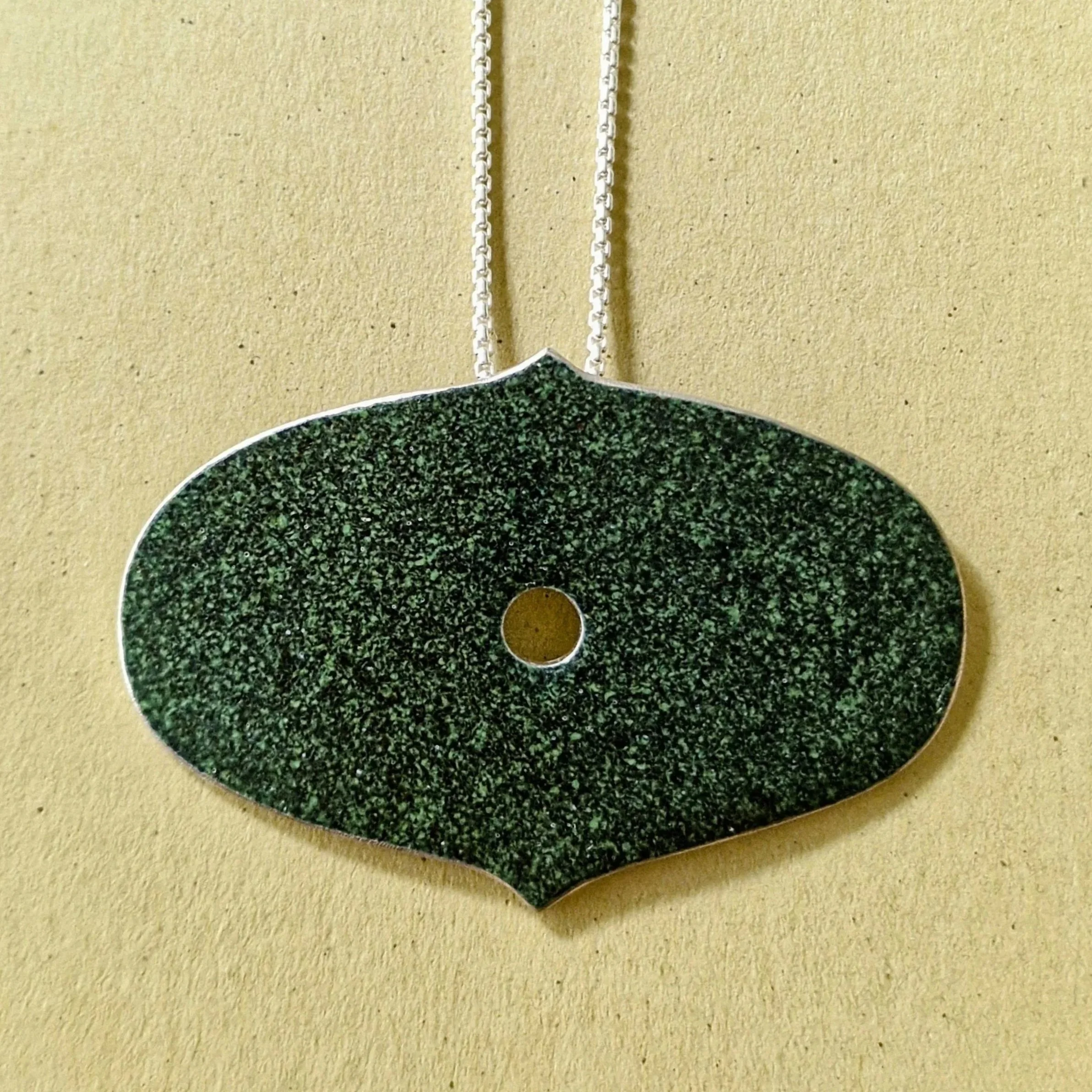 Speckled 'Green Stone' Pendant