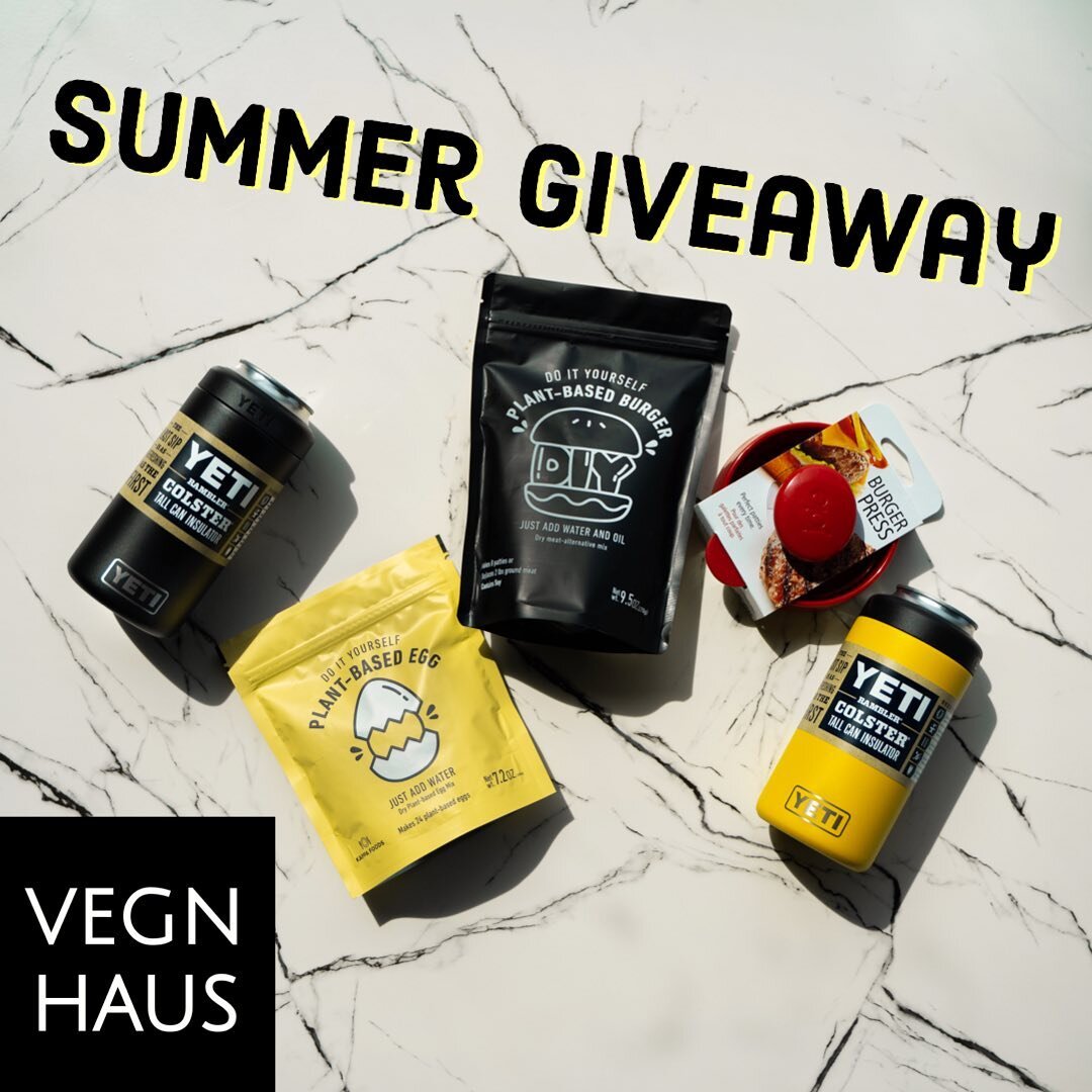 Hey guys! Summer is finally here and we&rsquo;re stoked to give you the perfect summer plant-based bbq starter kit. For this giveaway, we&rsquo;ve teamed up with the amazing online plant-based grocery store @vegnhaus, check out their store for all yo