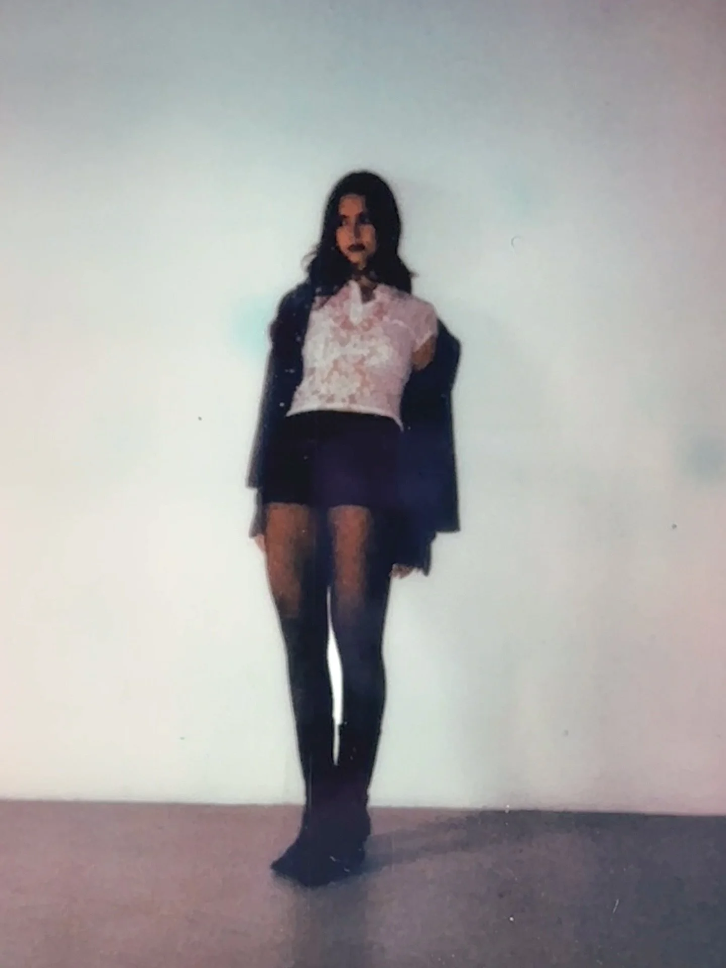 polaroid film on set w @katietupper ⭐️ 
@nathanlau_ @lunoblvd