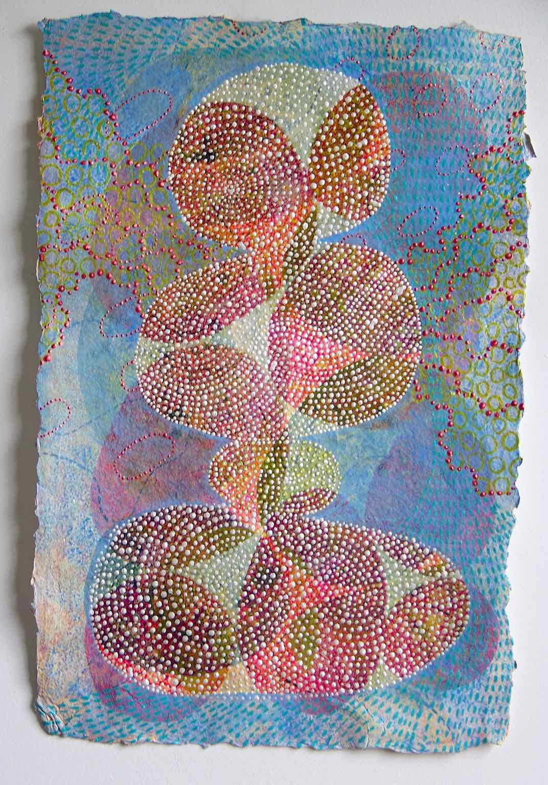 Inner Garden 26, acrylic on paper, 18 x 12 inches