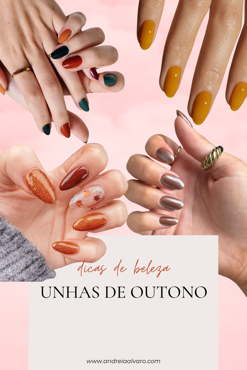 Nail Art para o Outono: Cores e Tendências para as tuas Unhas