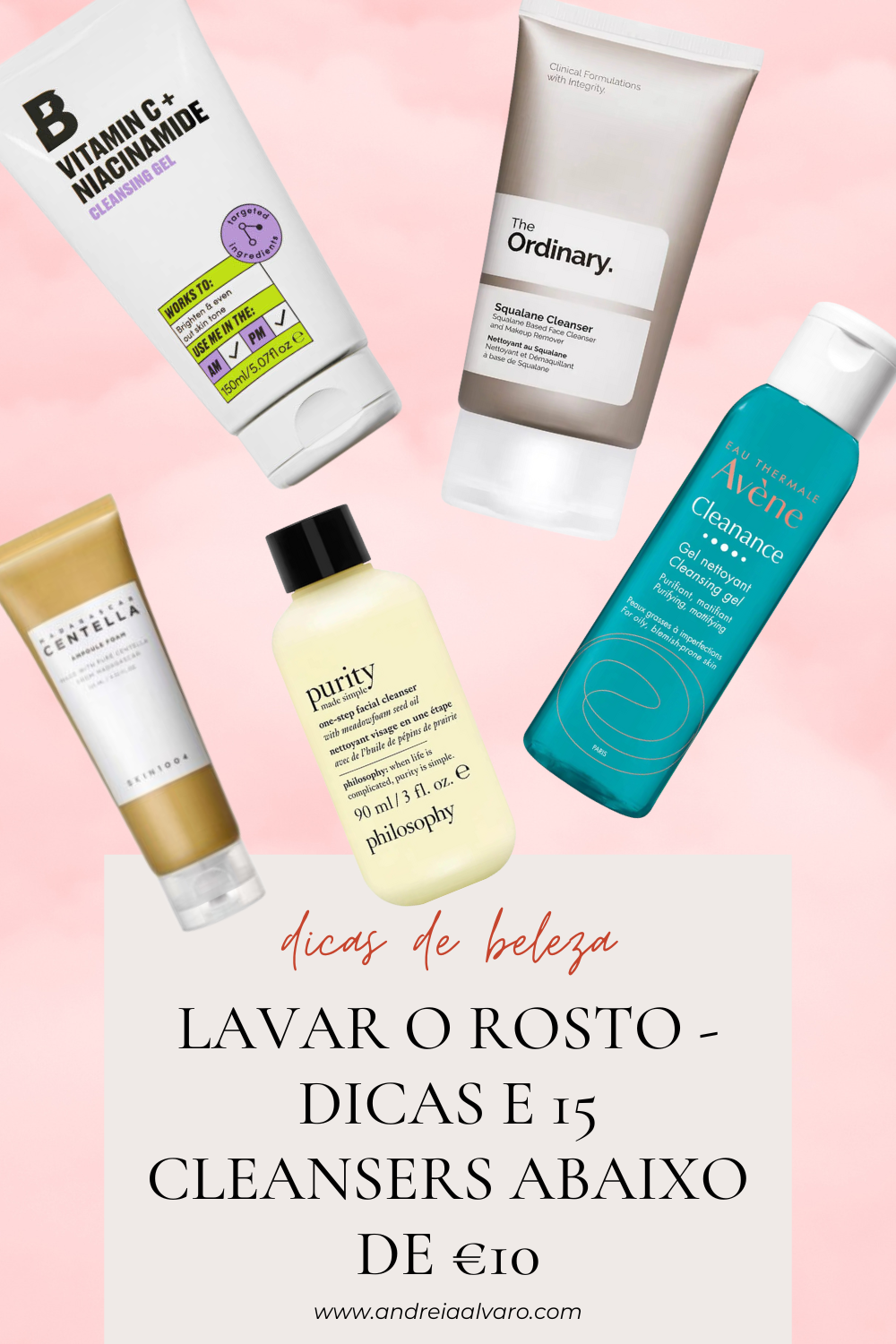 Lavar o Rosto - dicas e 15 cleansers abaixo de €10
