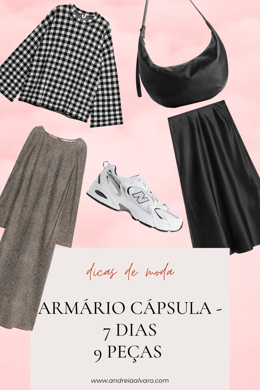 Guarda-roupa cápsula 7 DIAS - 9 peças