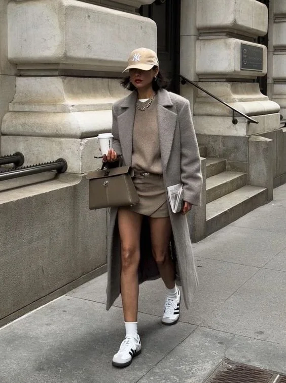 look-outono-tenis-adidas-samba-com-minissaia-casaco-comprido-oversized.jpeg