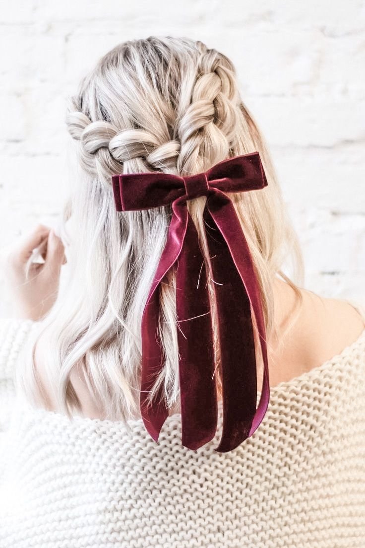 How To Perfectly Style A Velvet Hair Bow For The Holidays - Home With Two.jpeg