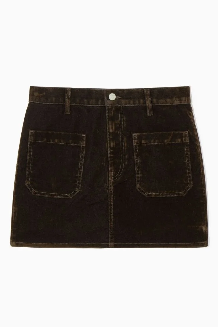 FLOCKED-DENIM MINI SKIRT-shopping online.jpeg