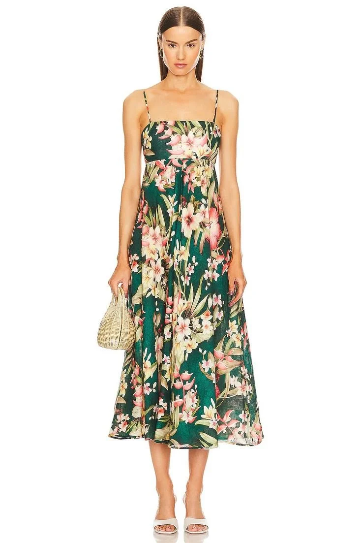 Zimmermann Lexi Midi Dress in Green Palm-shopping-online.jpeg
